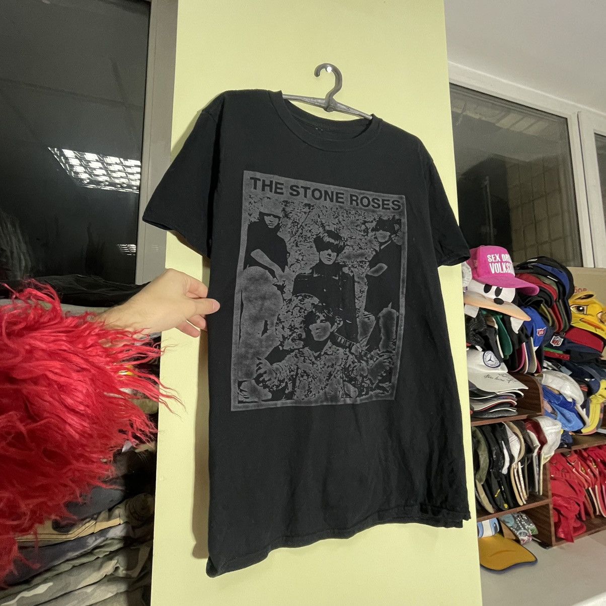 Band Tees Vintage Y2k The Stone Roses Dead Face Horror Tee Hoodie, Sweatshirt | PodTeesHub.com