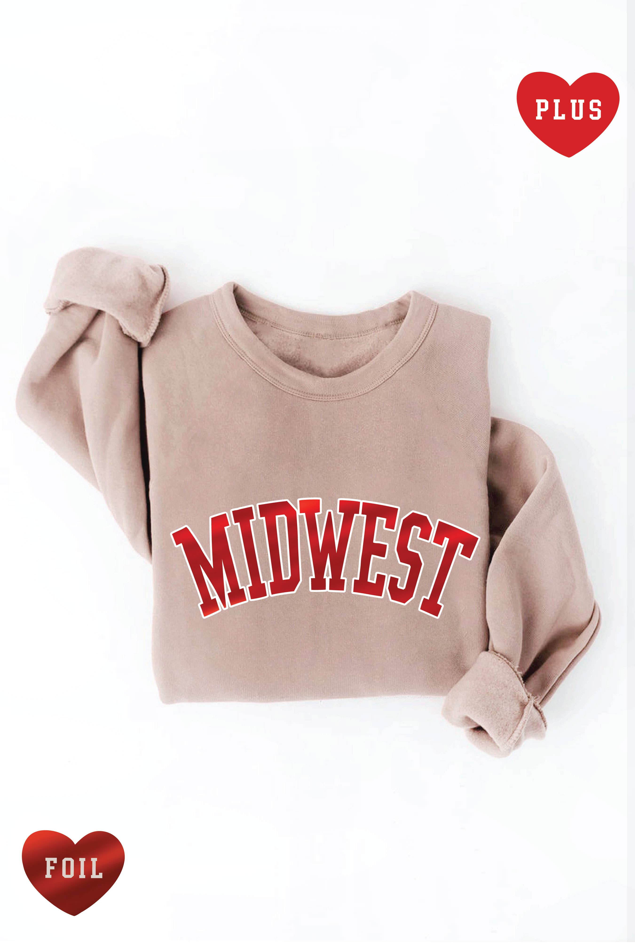 Midwest Foil Plus Graphic Sweatshirt T-Shirts, Hoodie | PodTeesHub.com