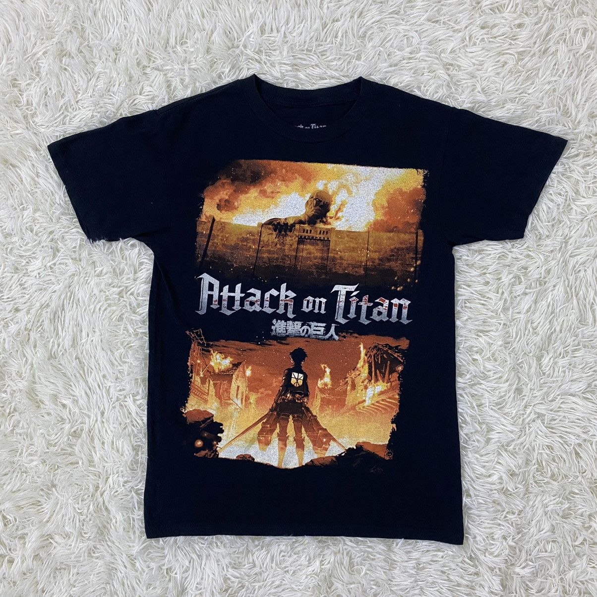 Japanese Brand X Vintage Attack Titan Nice Anime T-Shirts, Hoodie, Sweatshirt
