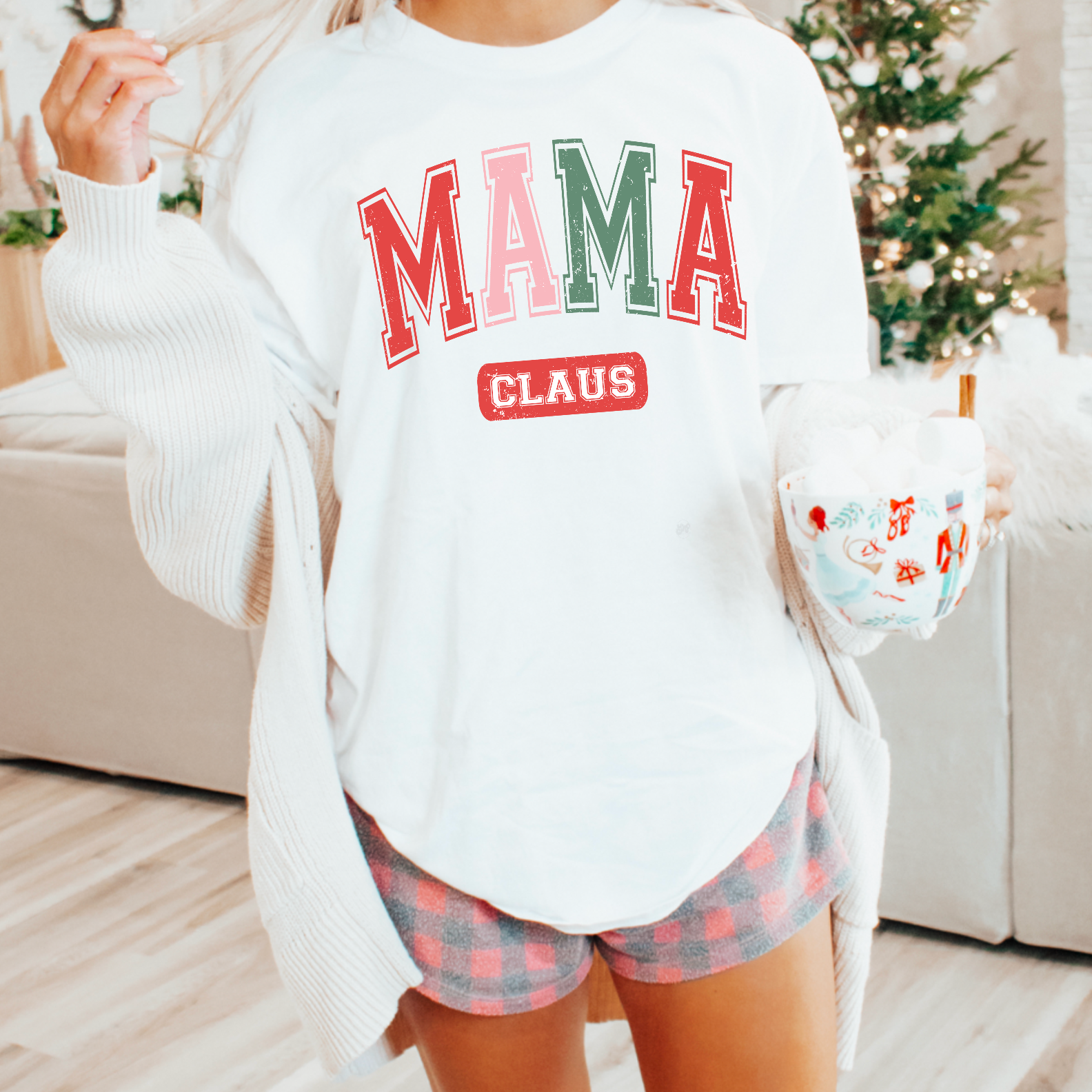 Mama Claus  Gildan Christmas Tee Hoodie, Sweatshirt | PodTeesHub.com