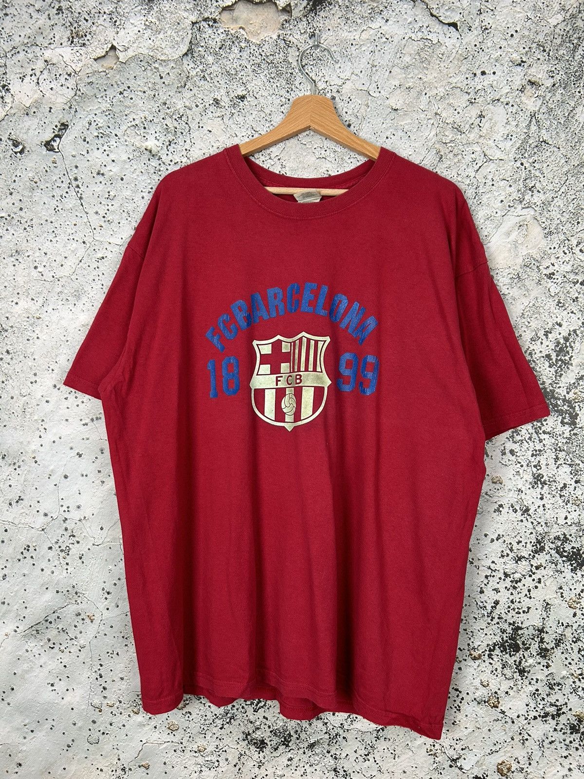 Vintage Fc Barcelona Football Graphic Tee Soccer Jersey 90s Hoodie, Sweatshirt | PodTeesHub.com