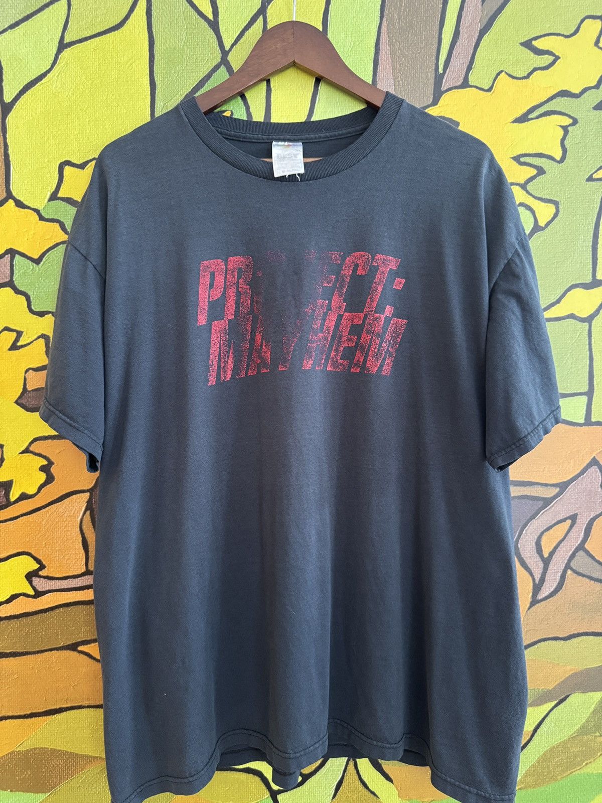 Vintage Y2k Fight Club Project Mayhem Movie Tee Xl Hoodie, Sweatshirt | PodTeesHub.com