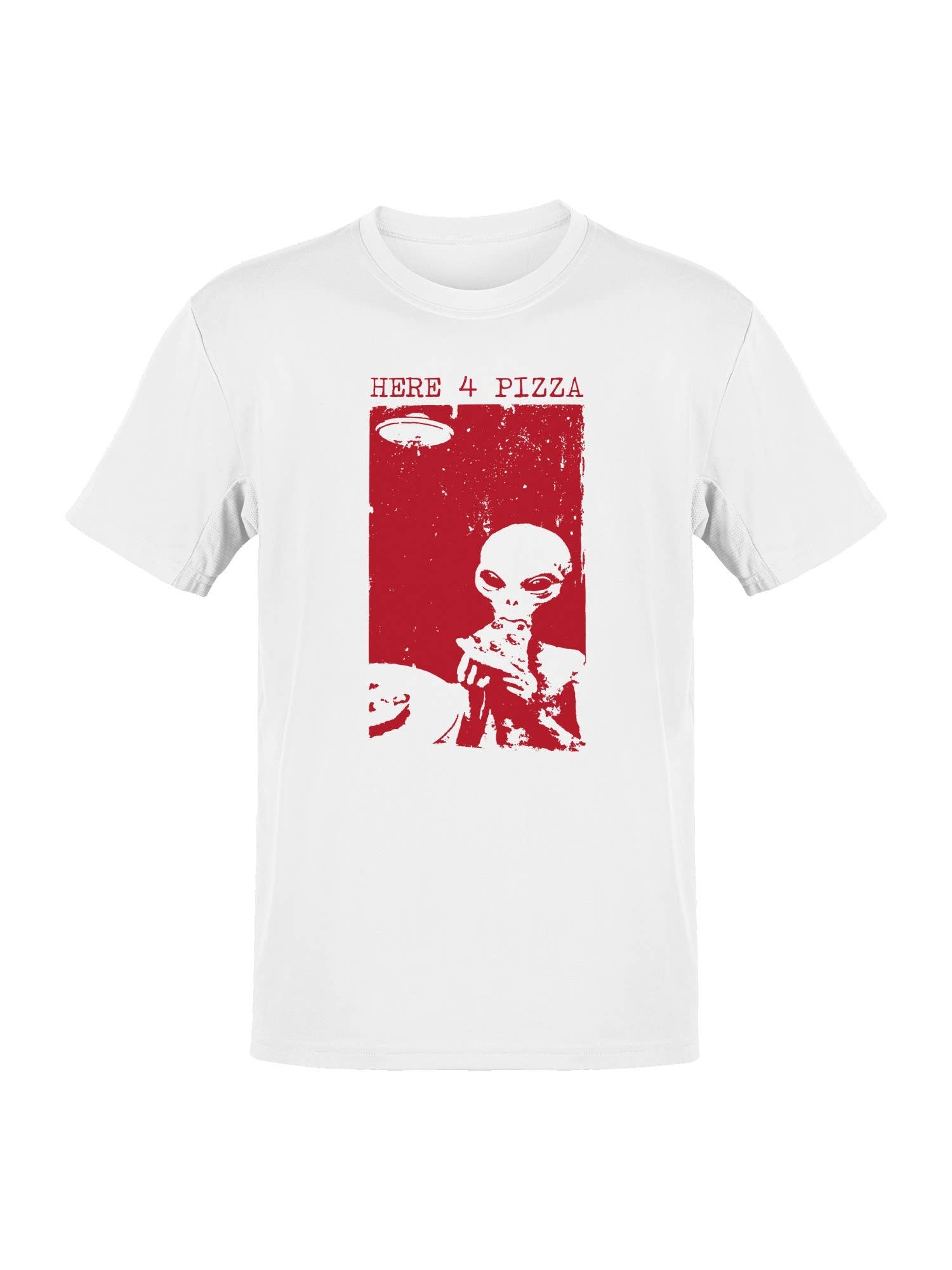 Alien Craving: Here For Pizza Men's T-Shirt Hoodie, Sweatshirt | PodTeesHub.com