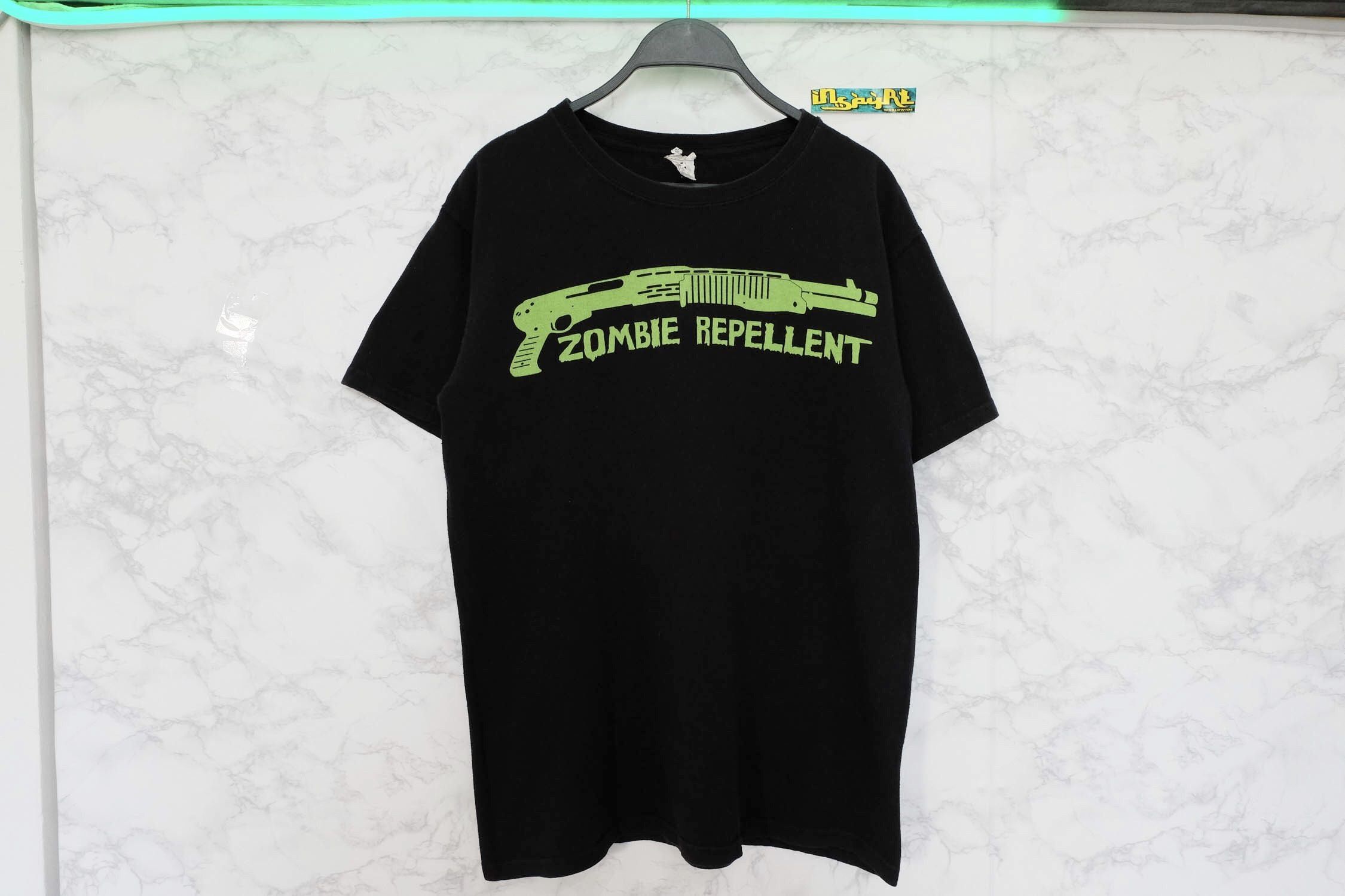 Vintage Resident Evil Zombie Repellent 2007 Video Game Promo T-Shirts, Hoodie, Sweatshirt