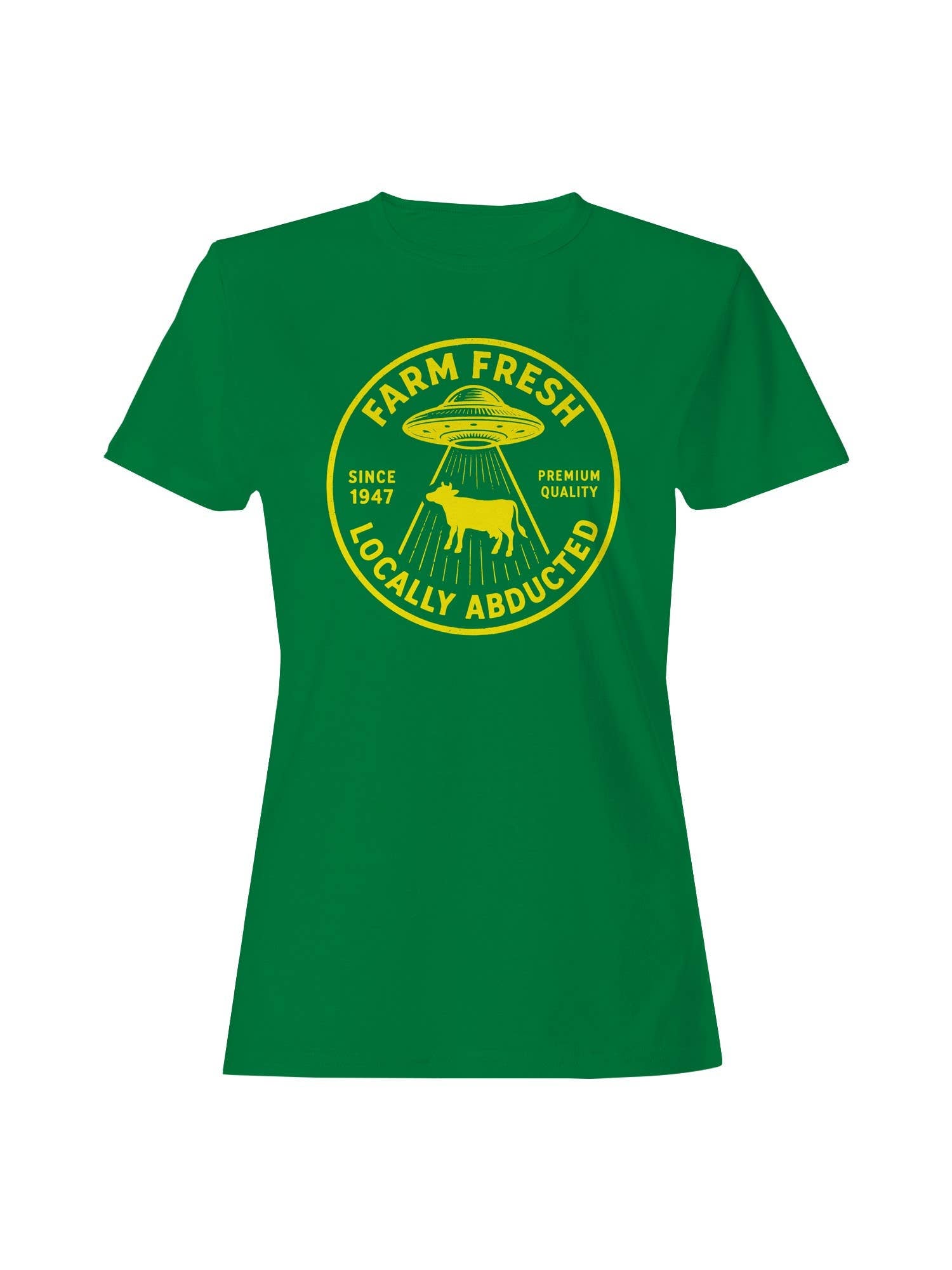 Locally Abducted Farm Fresh Design Women's T-Shirt Hoodie, Sweatshirt | PodTeesHub.com