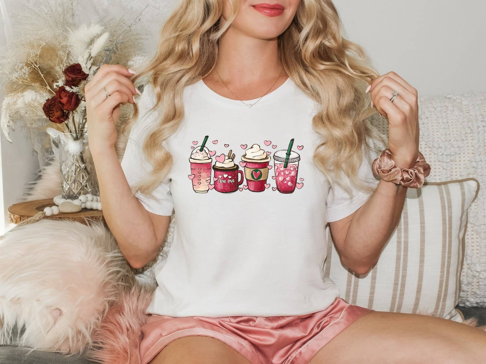 Valentines Coffee T-Shirt Hoodie, Sweatshirt | PodTeesHub.com