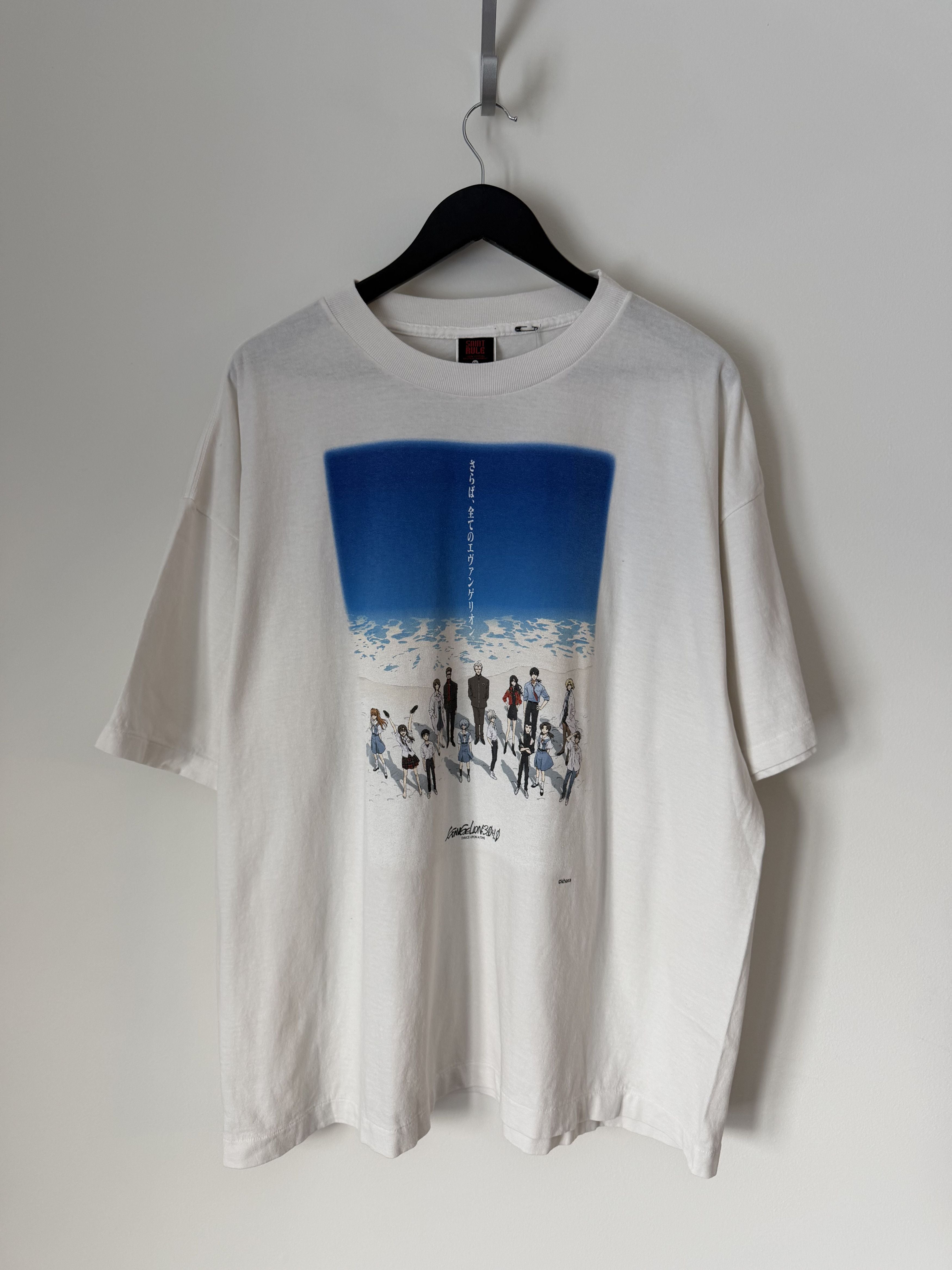 Michael Saint Michael Evangelion Tee In Blue White Hoodie, Sweatshirt | PodTeesHub.com
