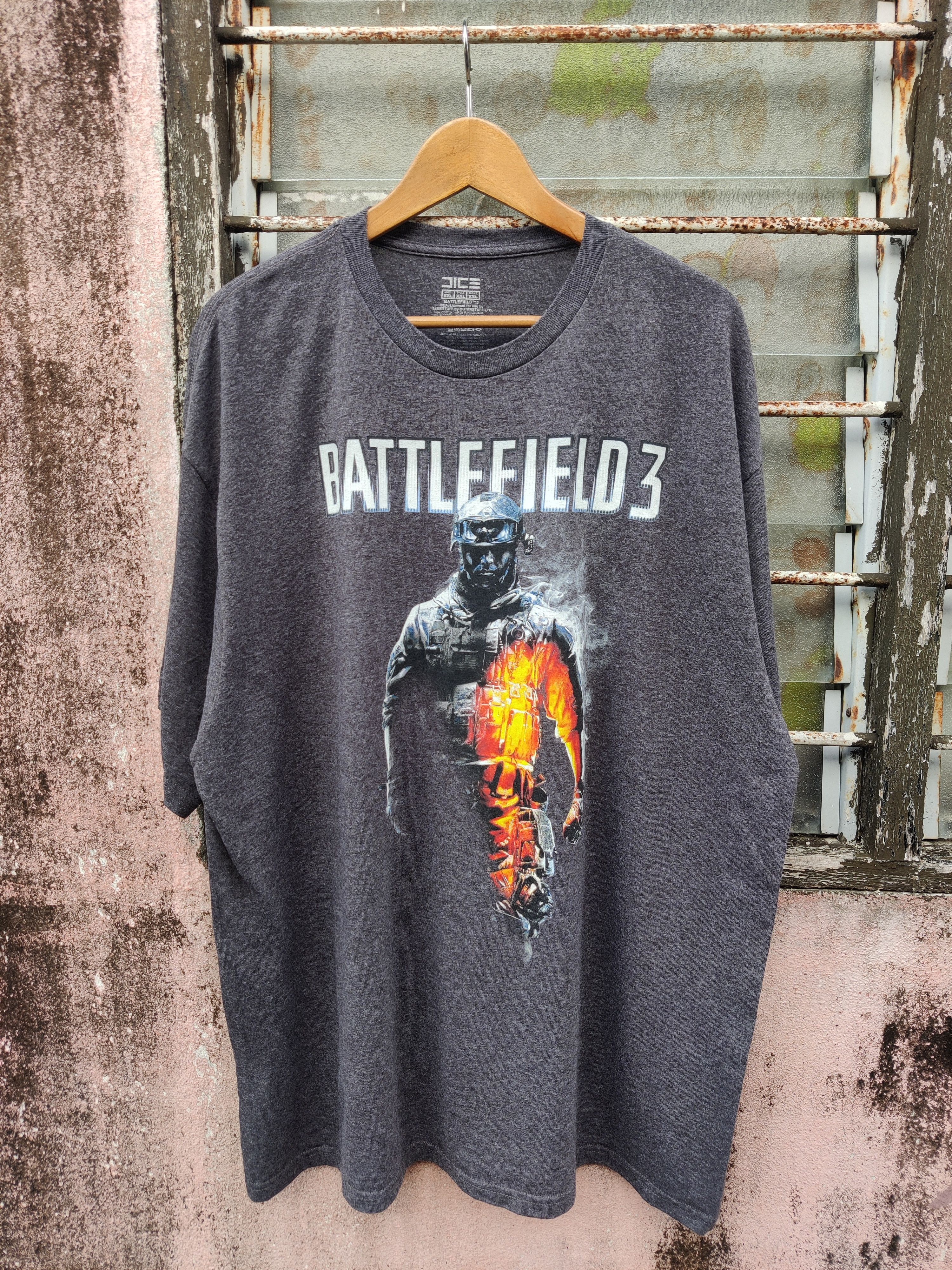 Vintage Battlefield 3 War Gaming Promo Shirt T-Shirts, Hoodie, Sweatshirt