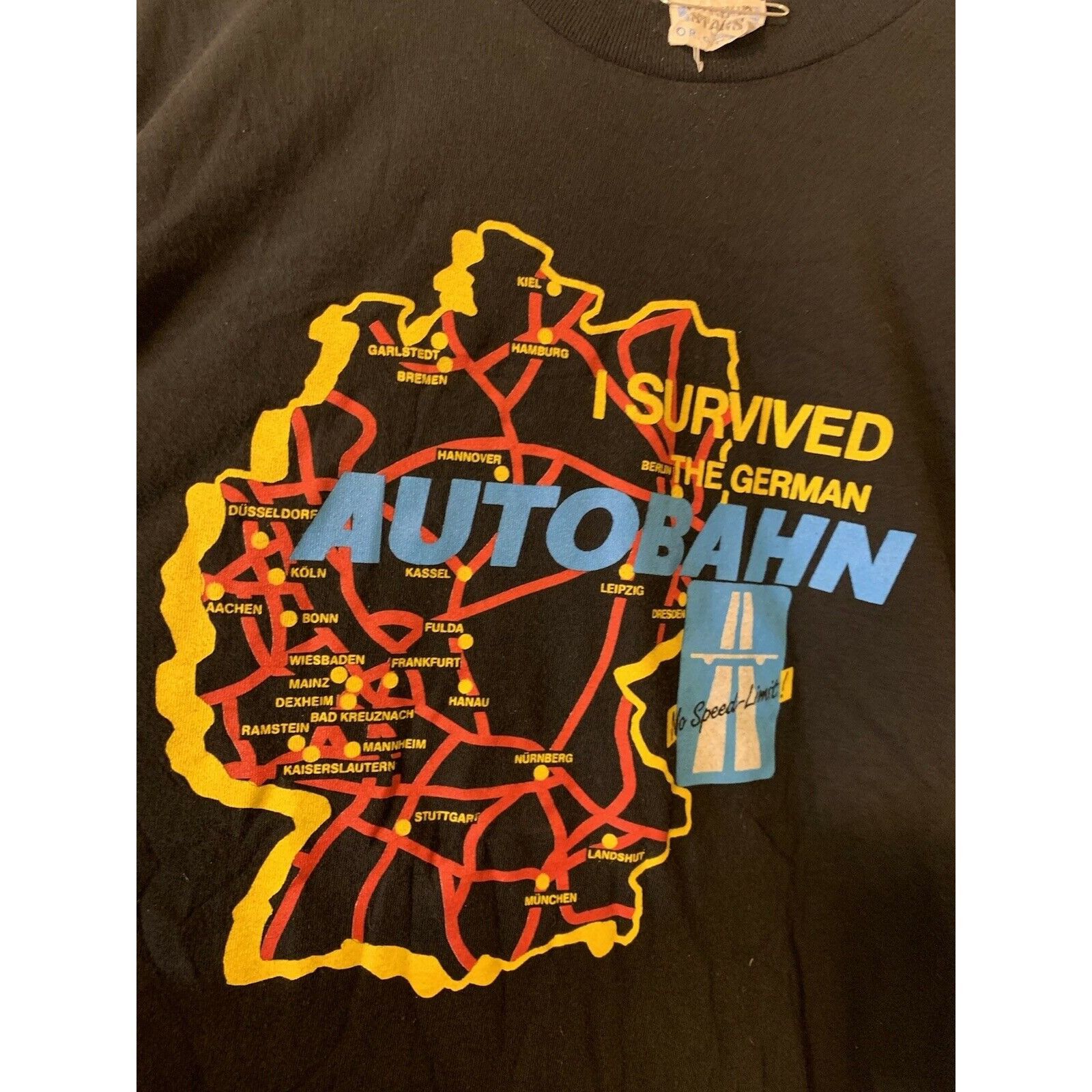 Other Vtg 80s T Shirt Screen Stars I Survived The German Autobahn Hoodie, Sweatshirt | PodTeesHub.com