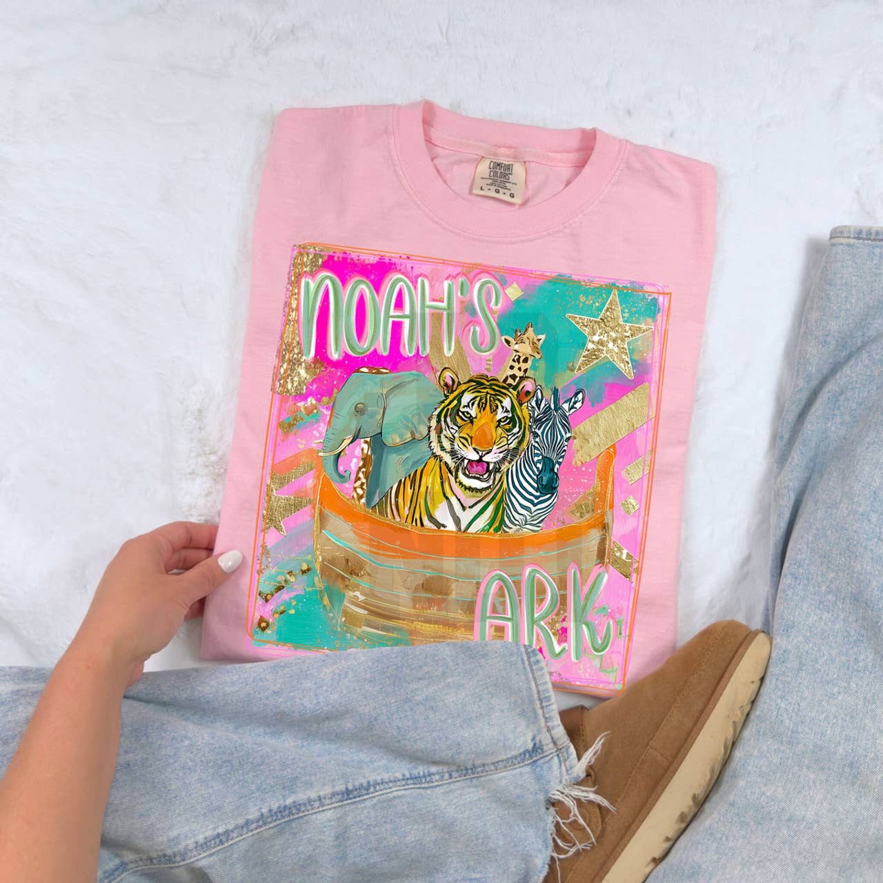 Preppy Noah's Ark Tee Hoodie, Sweatshirt | PodTeesHub.com