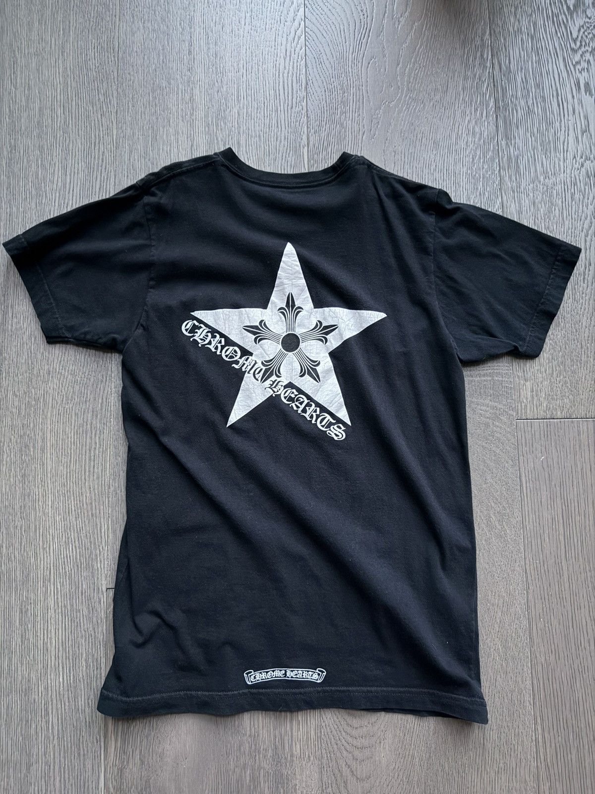 Hearts Chrome Hearts Star Logo Black T Shirt Hoodie, Sweatshirt | PodTeesHub.com