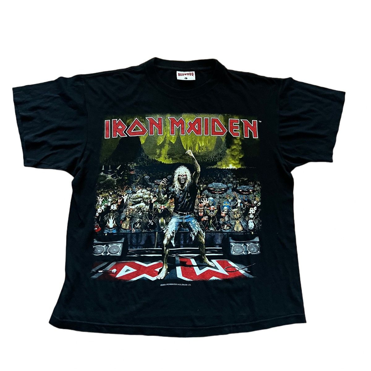 Iron Maiden X Vintage Vintage 2000 Iron Maiden Metal 2000 Earls Court Tshirt Tee Hoodie, Sweatshirt | PodTeesHub.com