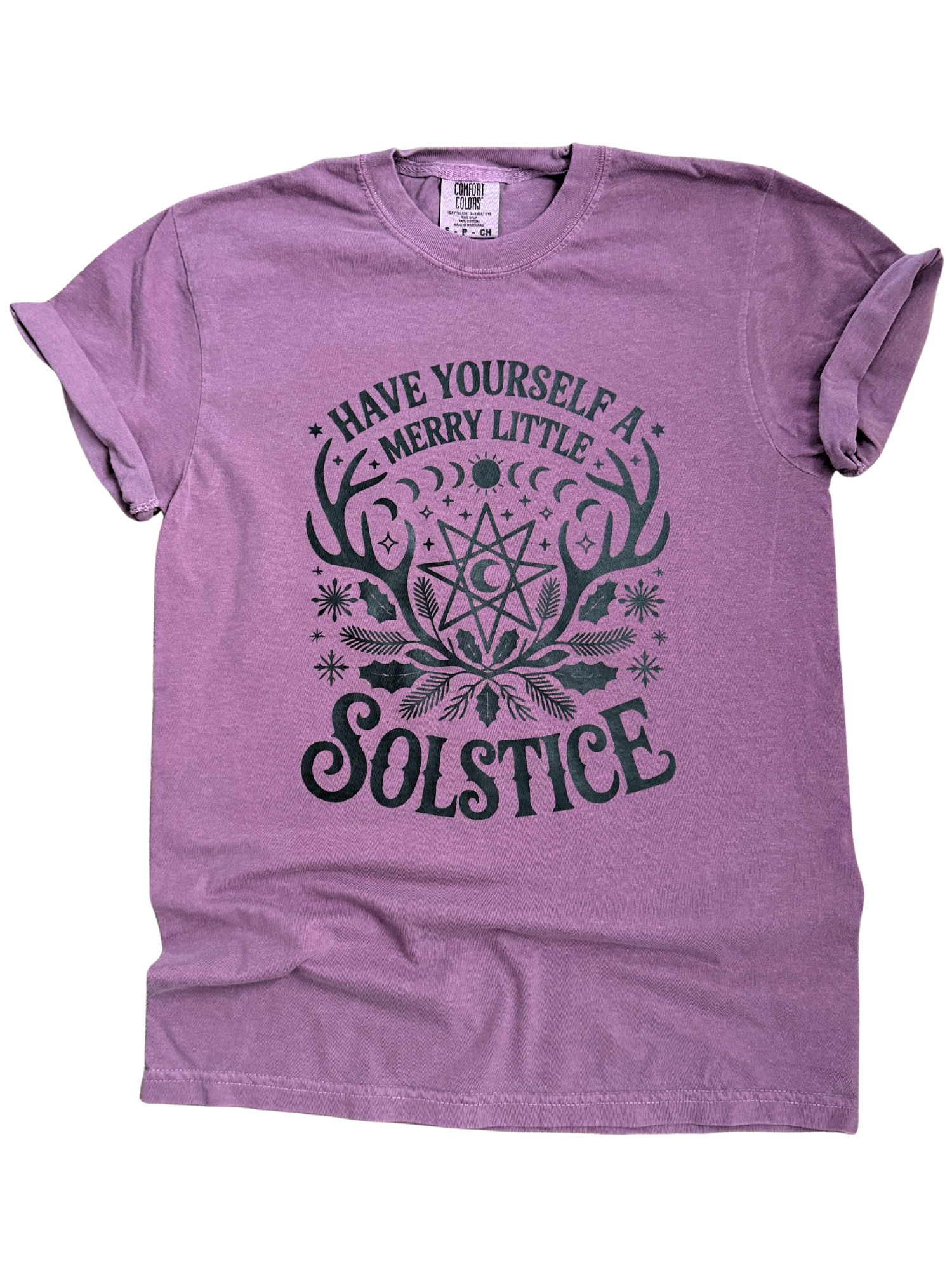 Have Yourself A Merry Little Solstice – Pagan Yule Holiday Tee Hoodie, Sweatshirt | PodTeesHub.com