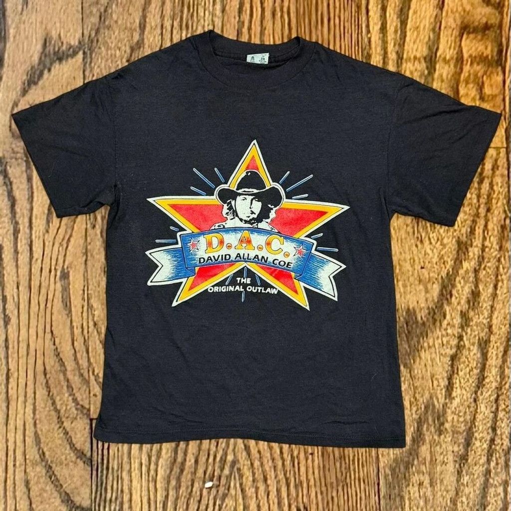 Other Vintage 70s David Allen Coe Old Country Music Band T Shirt Hoodie, Sweatshirt | PodTeesHub.com