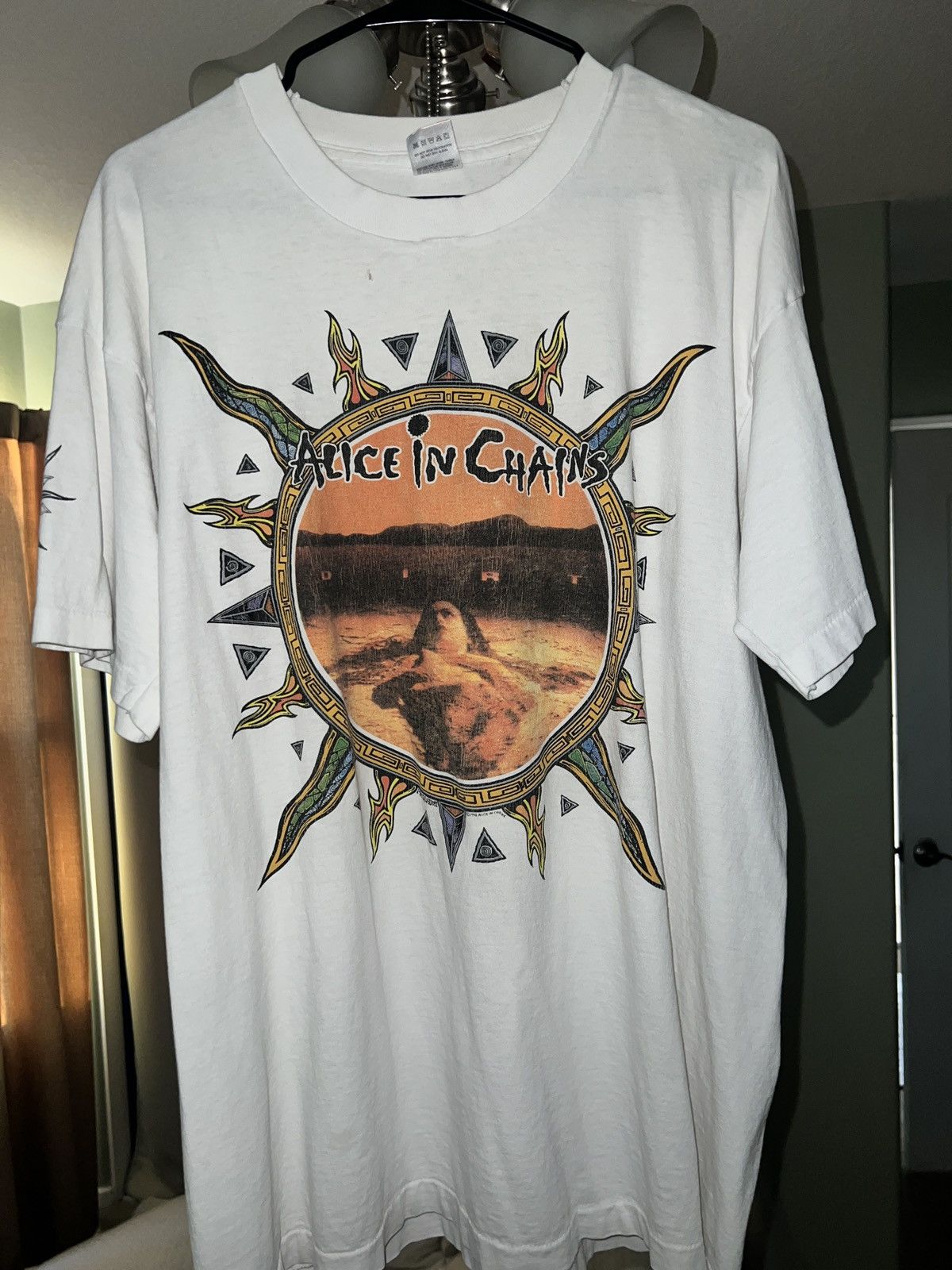 Fruit Of The Loom Vintage 1992 Alice In Chains Dirt Shirt Sz Xlarge 90s Usa Hoodie, Sweatshirt | PodTeesHub.com