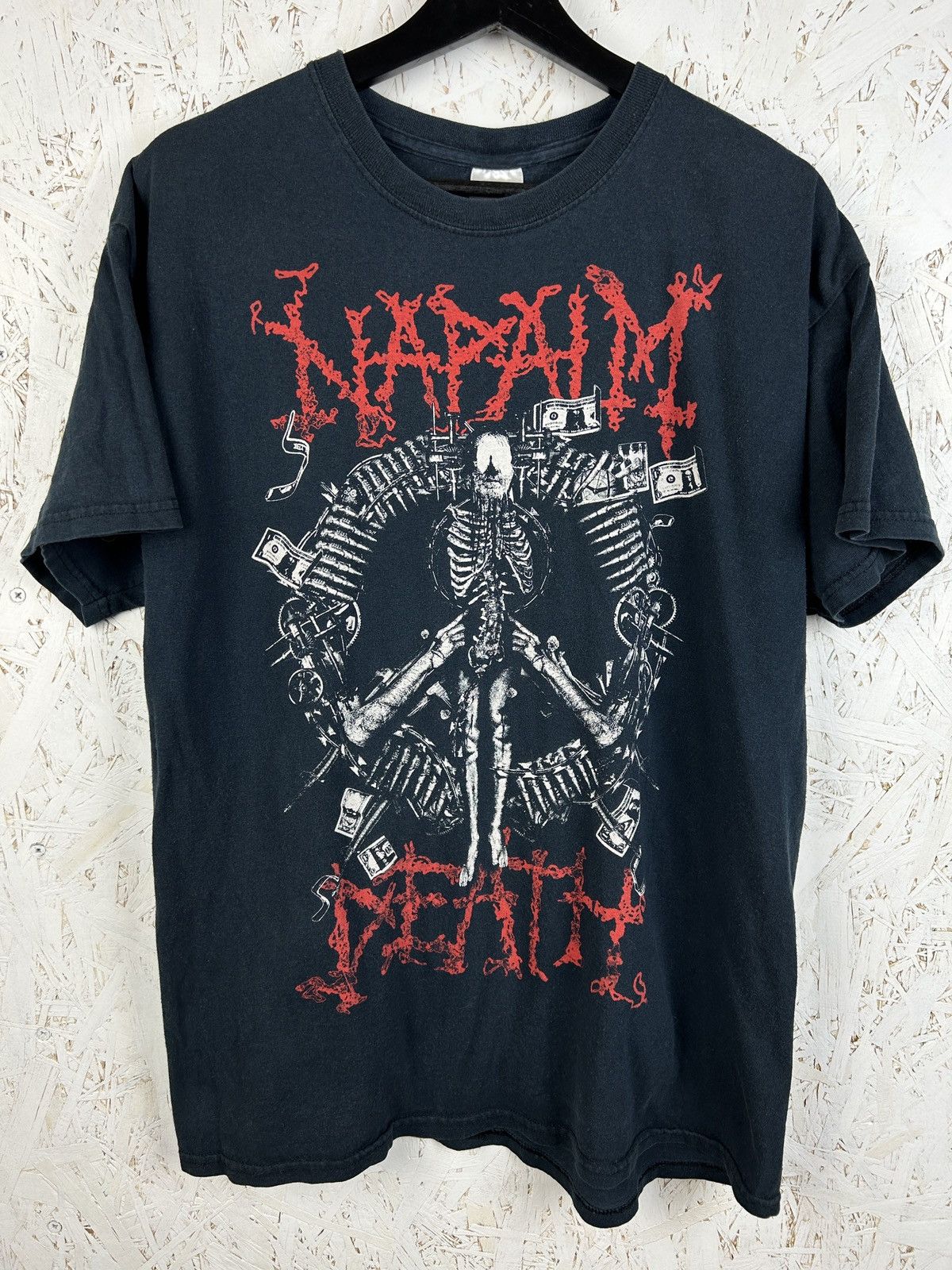 Band Tees 00s Vintage Napalm Death Grindcore Metal Band T Shirt Hoodie, Sweatshirt | PodTeesHub.com