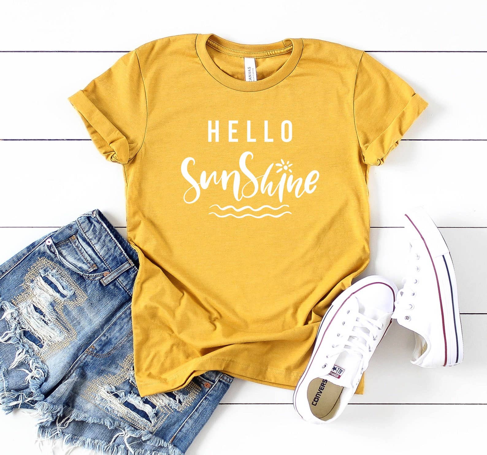 Hello Sunshine T-Shirt Hoodie, Sweatshirt | PodTeesHub.com
