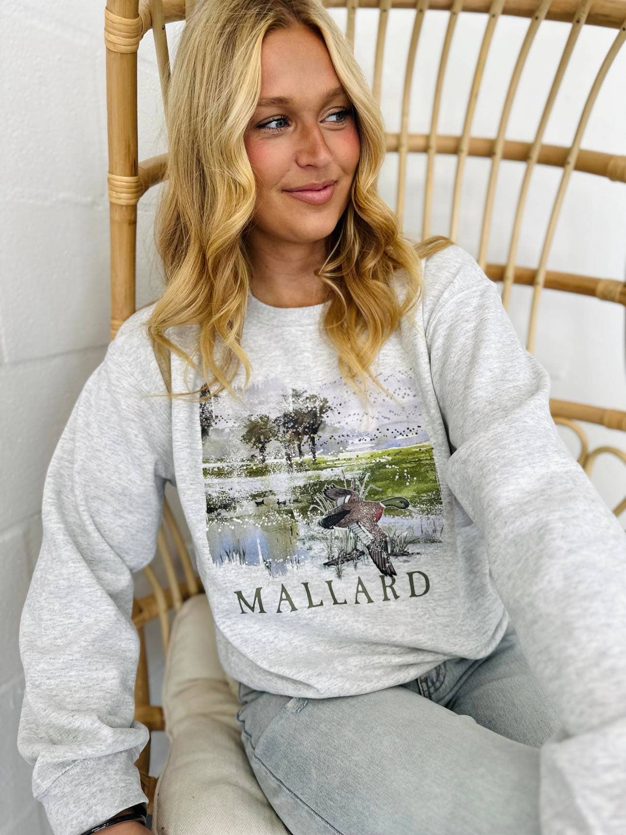 Vintage Mallard Duck Painting Sweatshirt T-Shirts, Hoodie | PodTeesHub.com