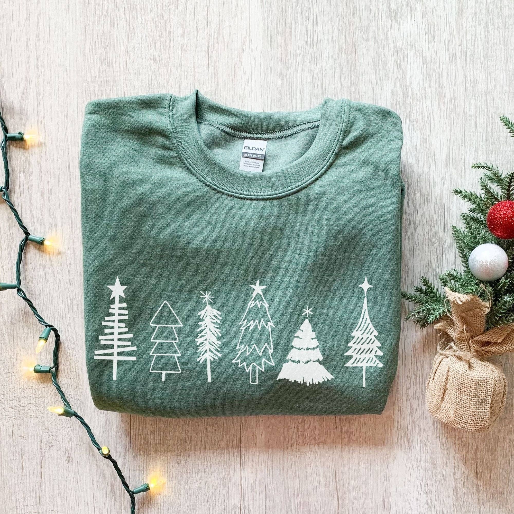 Christmas Tree Holiday Season Unisex Hoodie Sweatshirt T-Shirts | PodTeesHub.com