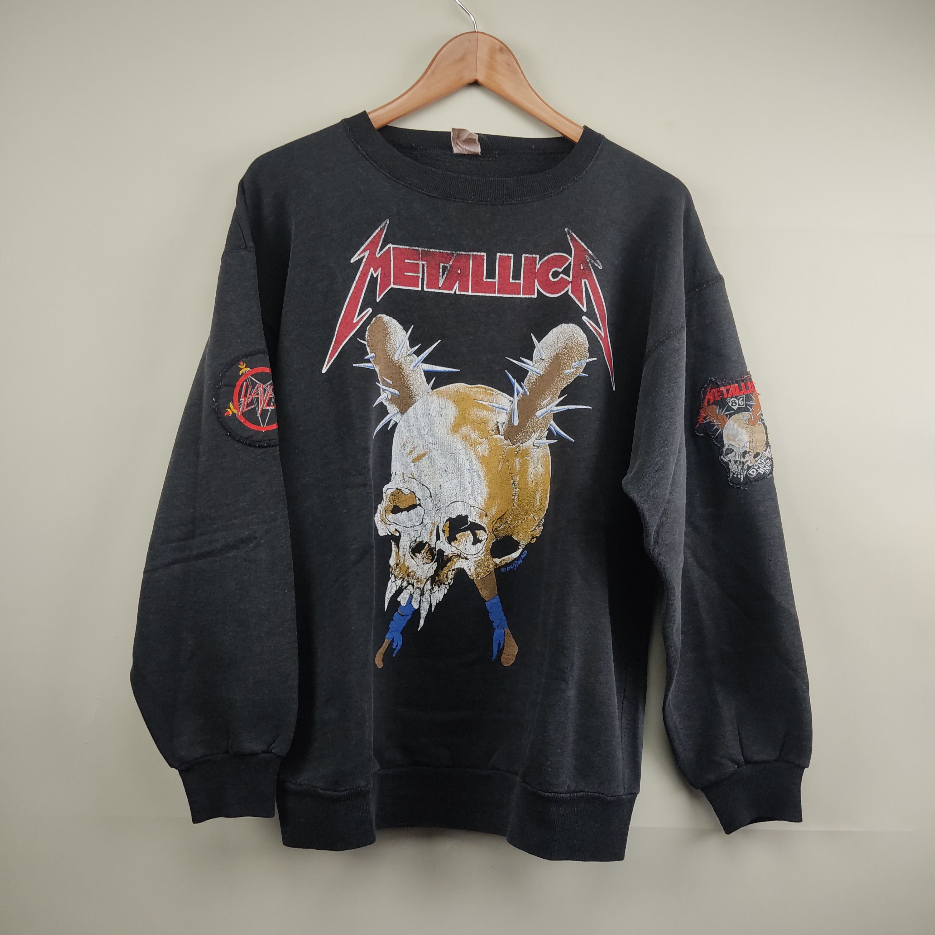 Metallica X Vintage 90 S Metallica Metal Up Your Ass Crew Neck T-Shirts, Hoodie, Sweatshirt | PodTeesHub.com