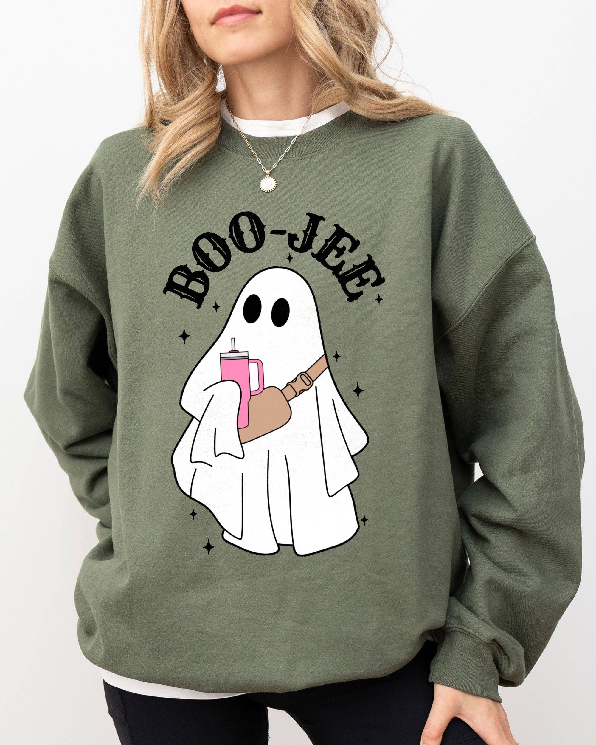 Boo-Jee Ghost, Skeleton, Spooky, Funny Halloween Sweatshirt T-Shirts, Hoodie | PodTeesHub.com