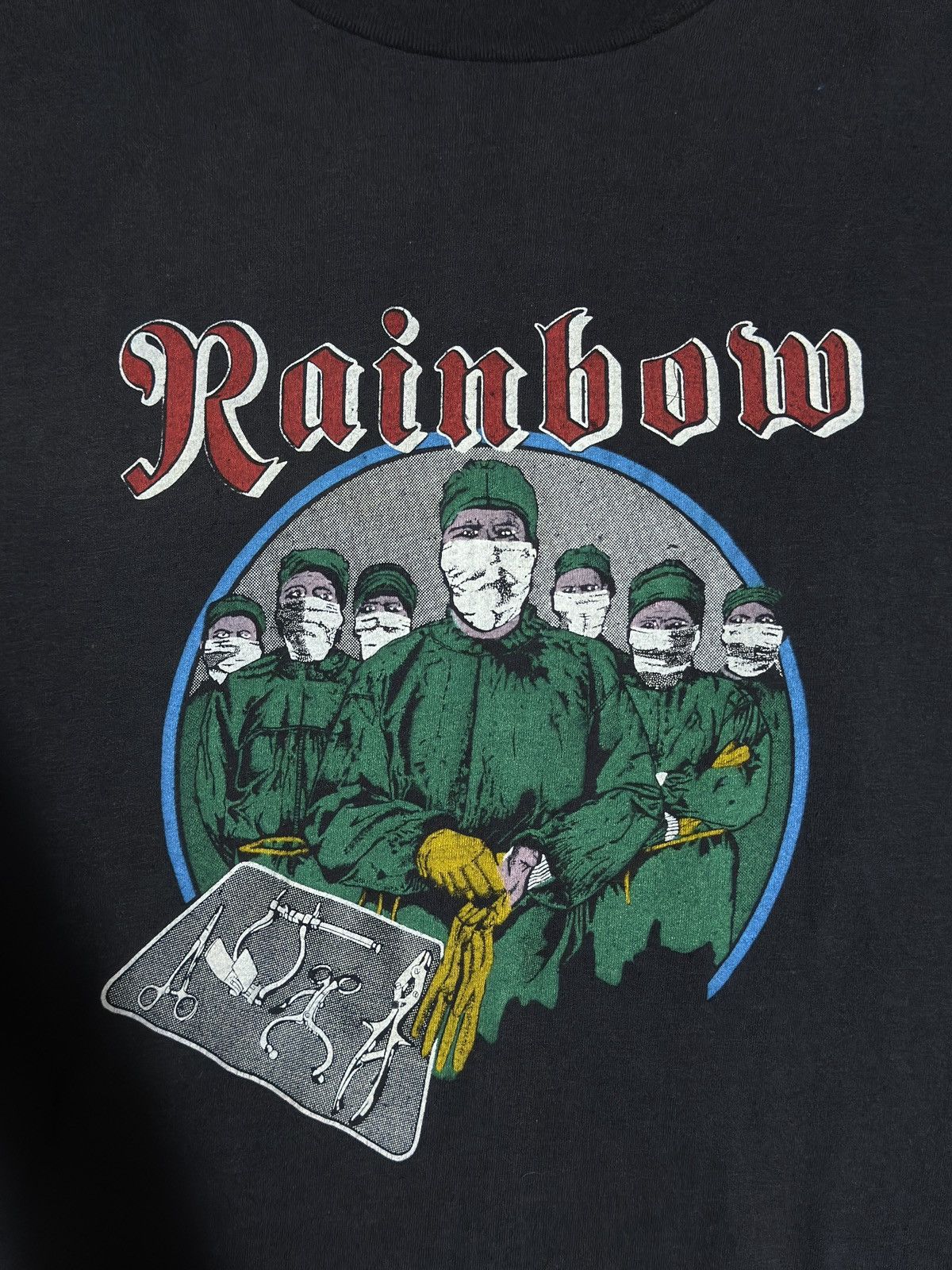 Vintage Rainbow Band T Shirt Hoodie, Sweatshirt | PodTeesHub.com