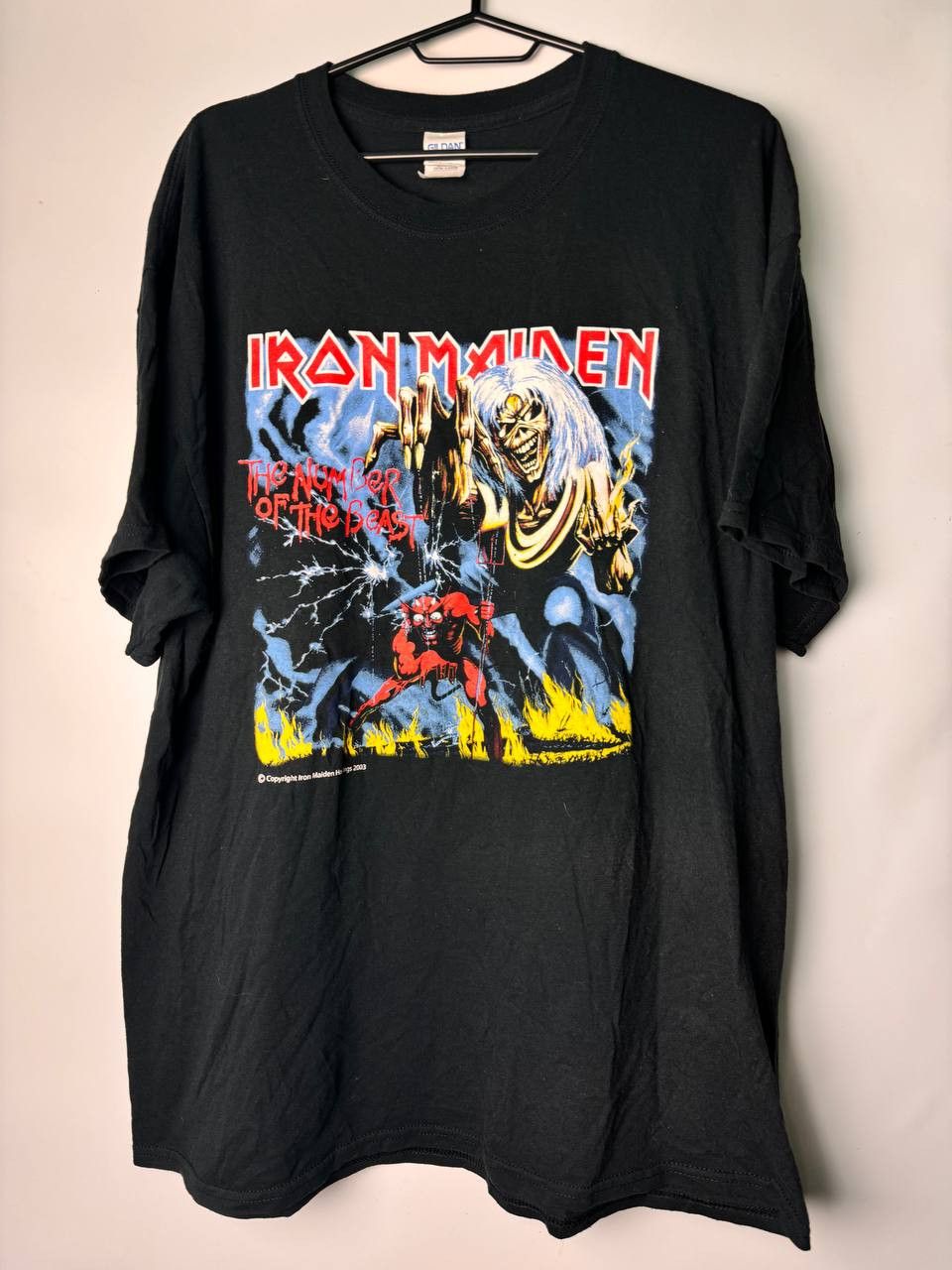 Maiden Vintage Iron Maiden T Shirt Number Of The Beast Hoodie, Sweatshirt | PodTeesHub.com