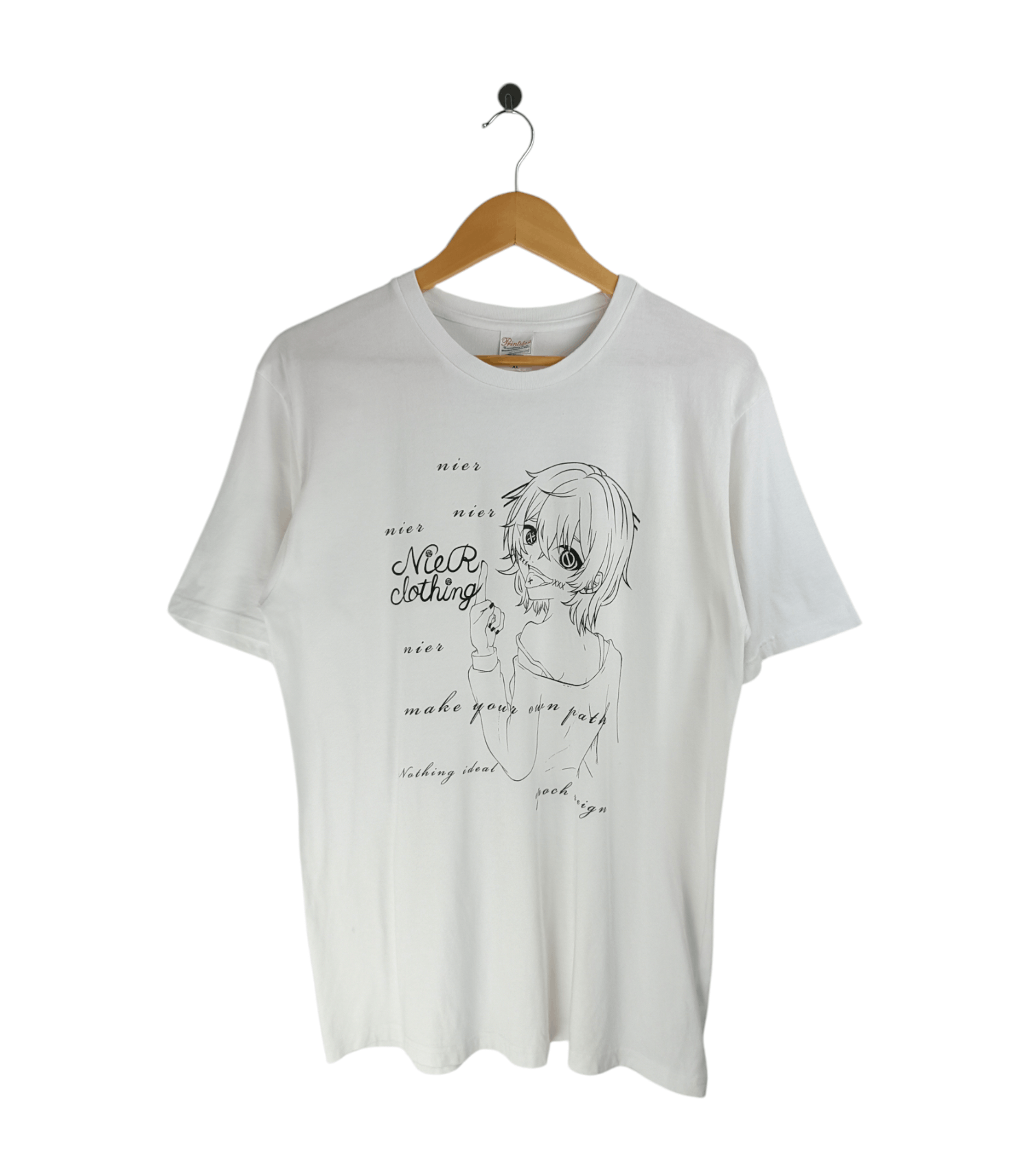 Anime Vintage Y2k Nier Clothing Cute Anime Waifu Tee Hoodie, Sweatshirt | PodTeesHub.com