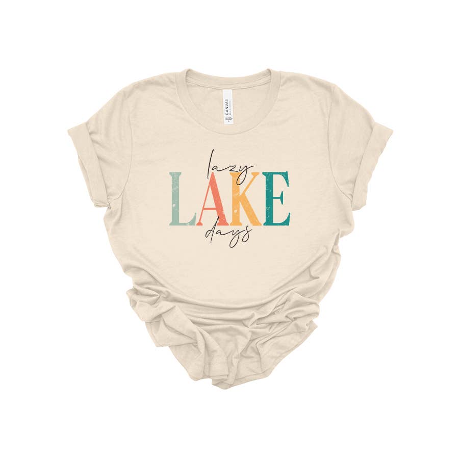 Lazy Lake Days Tee Hoodie, Sweatshirt | PodTeesHub.com