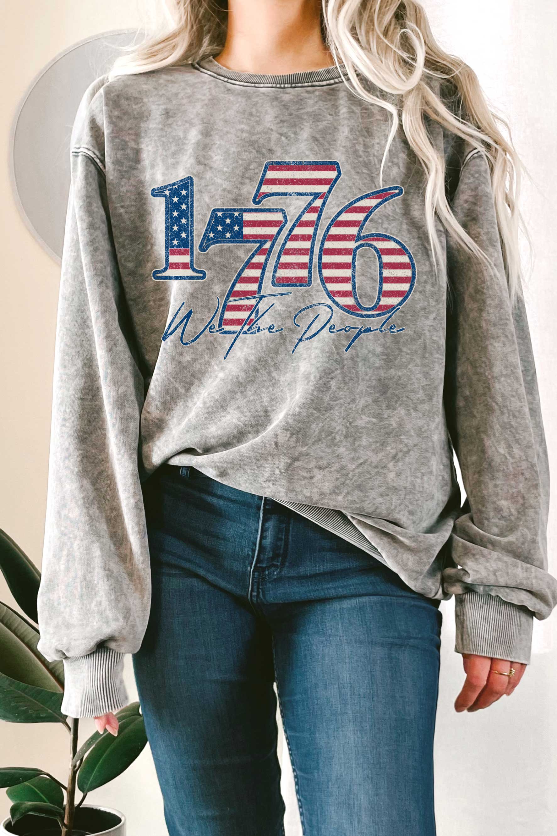 1776 We the People Mineral Graphix Terry Sweatshirt T-Shirts, Hoodie | PodTeesHub.com