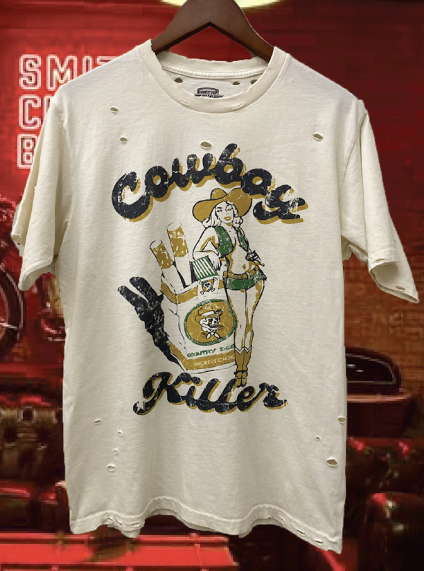 Cowboy Killer Vintage Distressed 80's Vintage T Shirt Hoodie, Sweatshirt | PodTeesHub.com