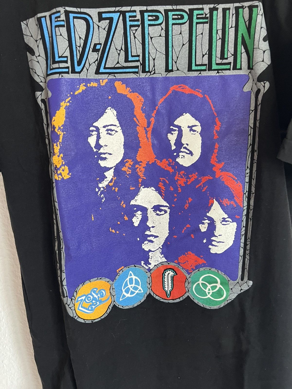 Zeppelin Led Zeppelin Band Shirt Fan Merch Original 90s 80s Xl Hoodie, Sweatshirt | PodTeesHub.com