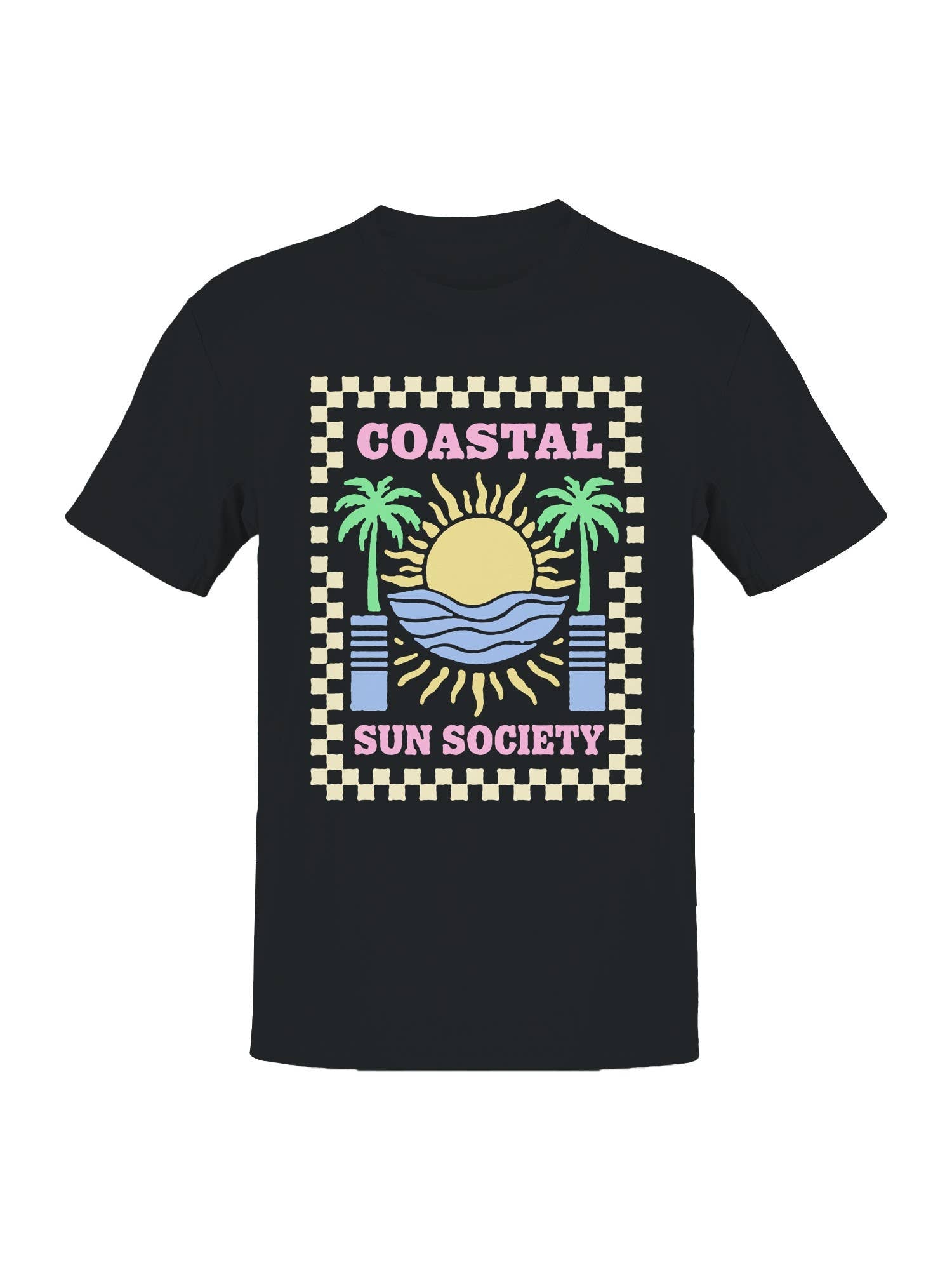 Coastal Sun Society Design Men's T-Shirt Hoodie, Sweatshirt | PodTeesHub.com