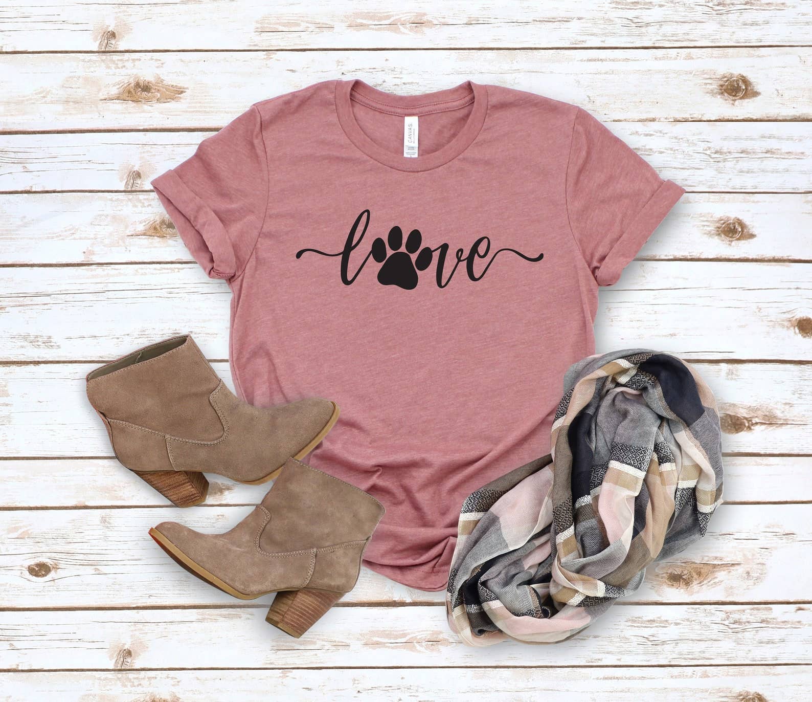 Love Paw T-Shirt Hoodie, Sweatshirt | PodTeesHub.com