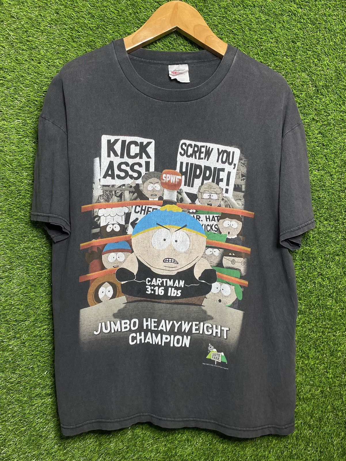 Vintage South Park Cartman Stone Cold 1998 T Shirt Hoodie, Sweatshirt | PodTeesHub.com