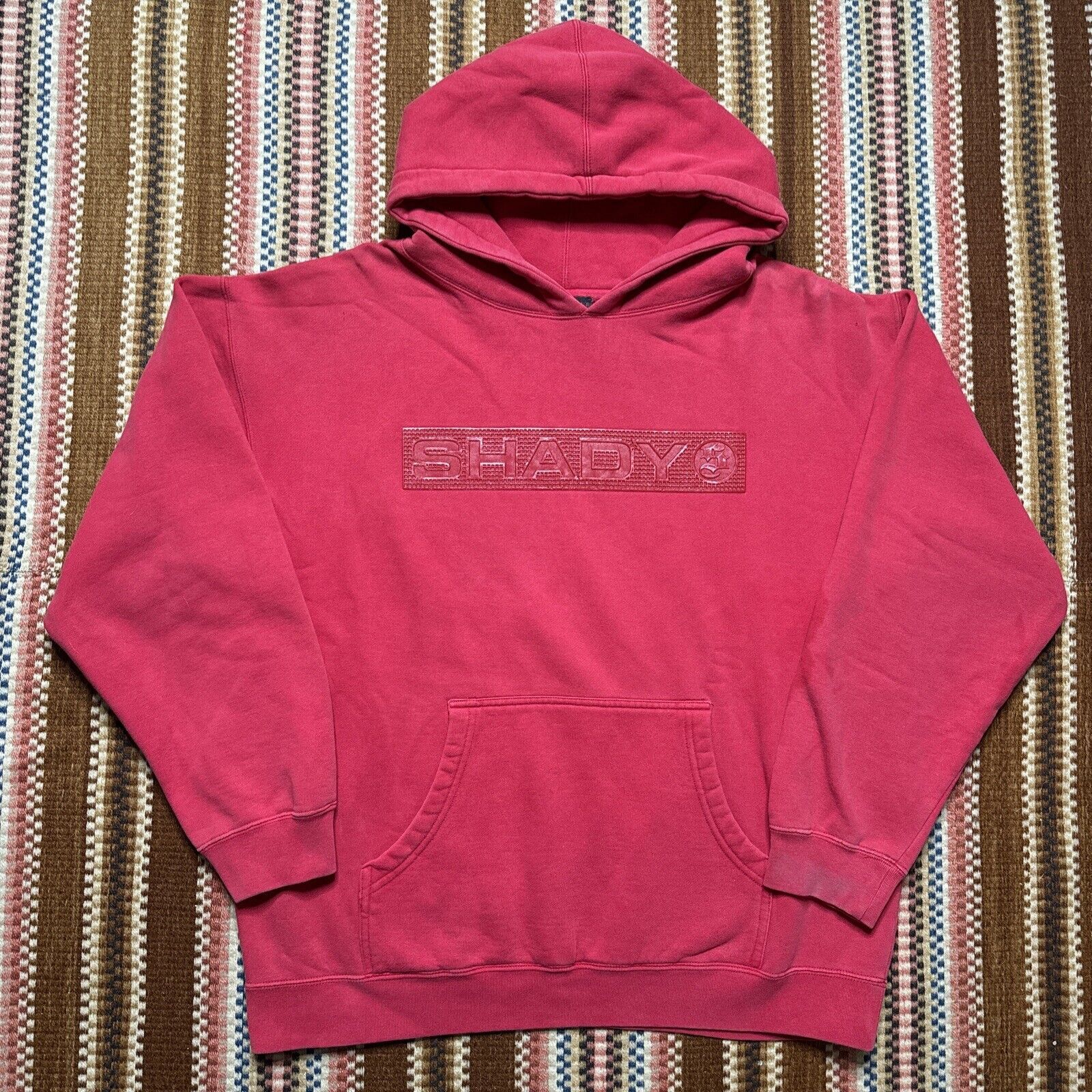 Vintage 00 S Shady Eminem Red Logo Graphic Hoodie Size M T-Shirts, Sweatshirt | PodTeesHub.com