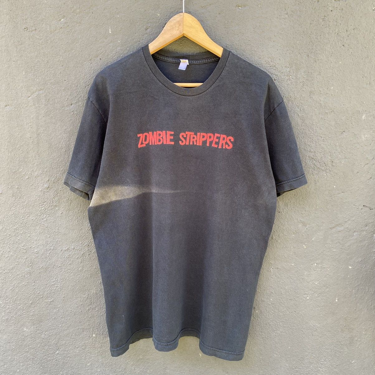 Expert Horror Thrashed Faded Vintage Y2k Zombie Strippers Horror Movie Tee Hoodie, Sweatshirt | PodTeesHub.com