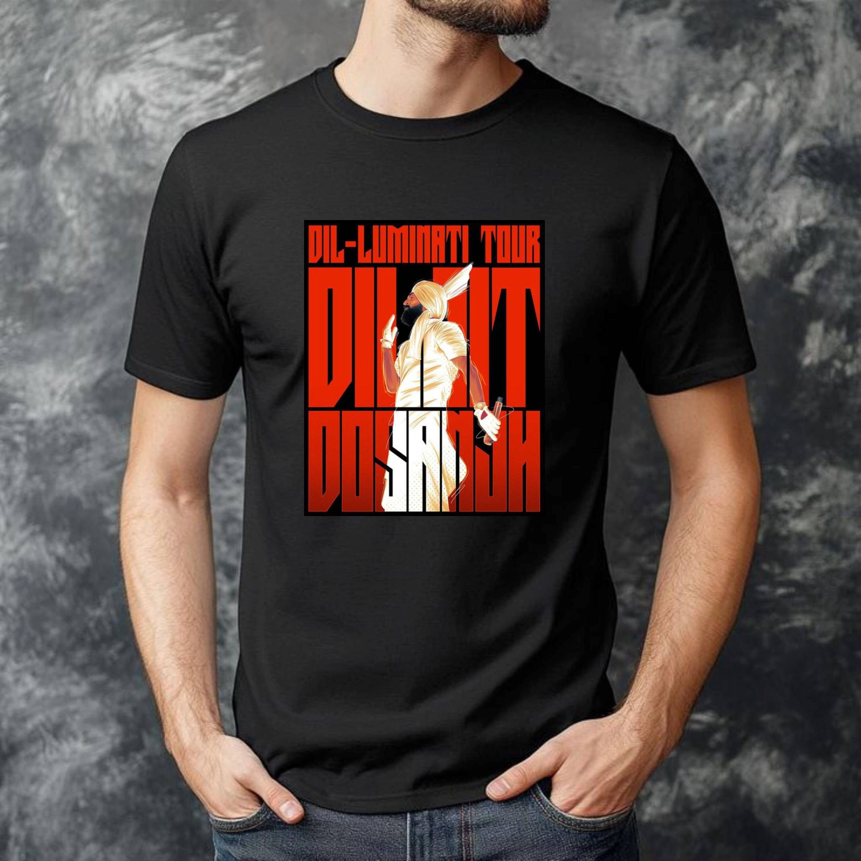 Diljit Dosanjh Uk Tour 2024 T-Shirt, Punjabi Singer Gift Hoodie, Sweatshirt | PodTeesHub.com