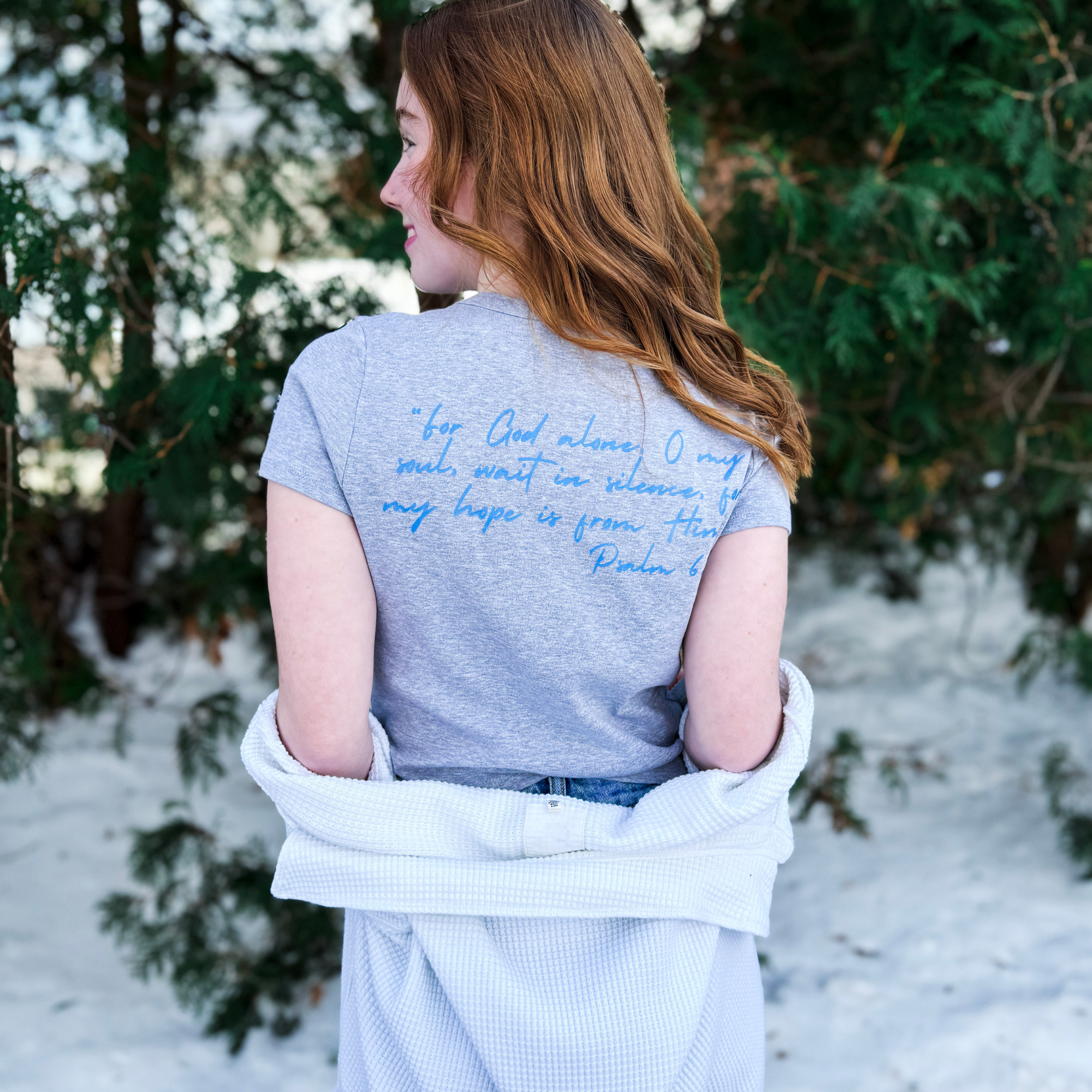 Ask Me Where My Hope Comes from Micro Rib Baby Tee Hoodie, Sweatshirt | PodTeesHub.com