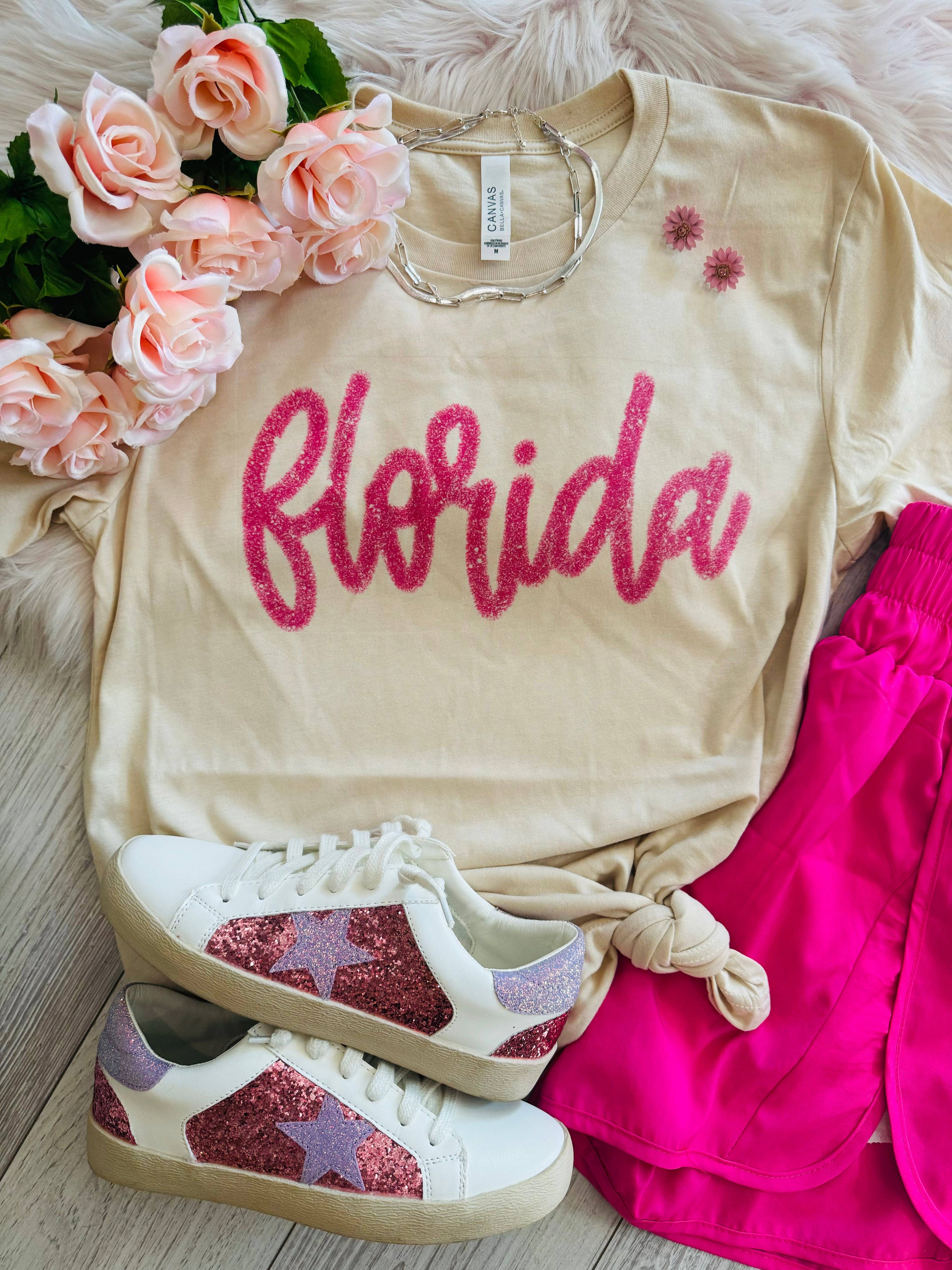 Flordia Faux Tinsel Tee Hoodie, Sweatshirt | PodTeesHub.com