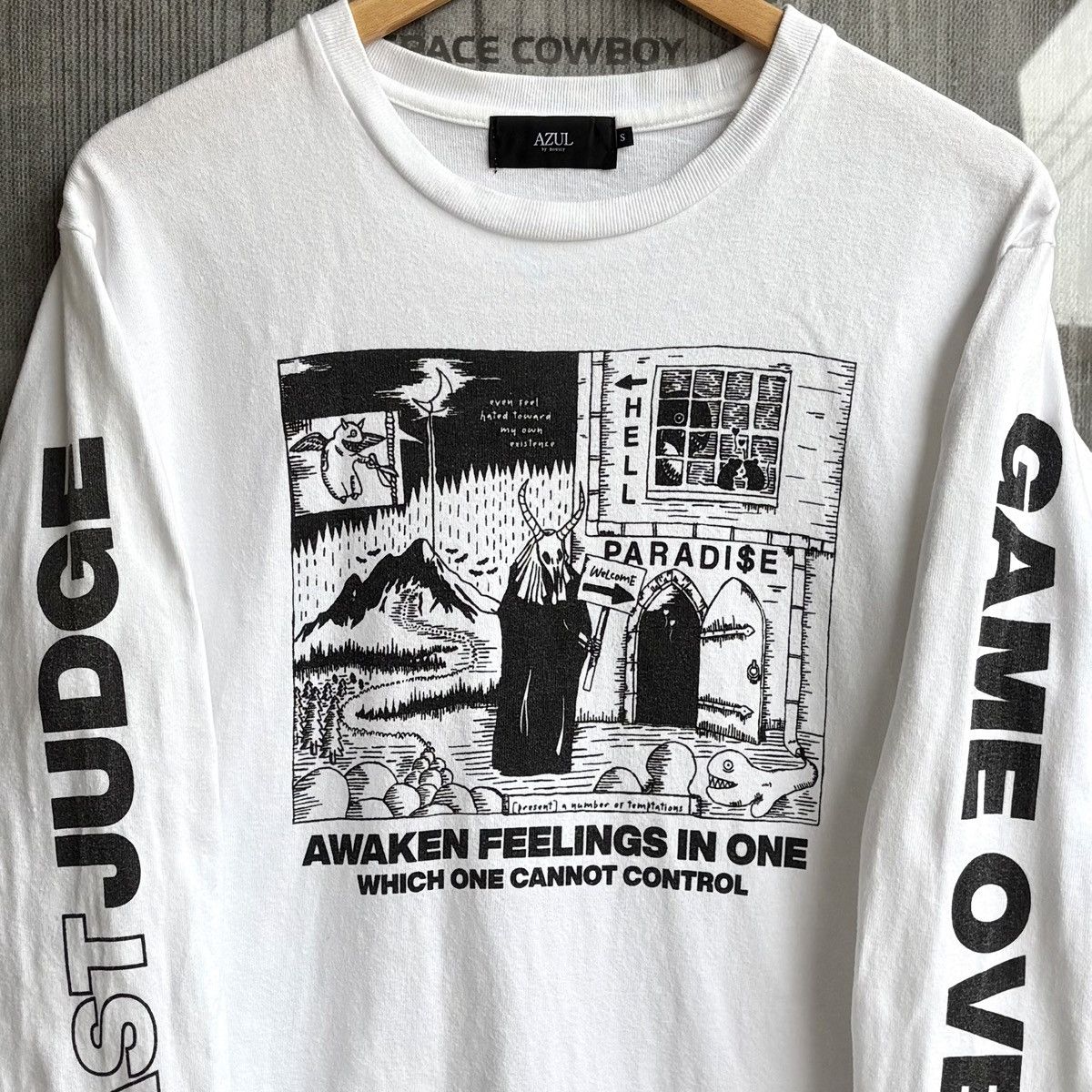 Other Azul By Moussy L S Tee Japan Streetwear Collectible Hoodie, Sweatshirt | PodTeesHub.com