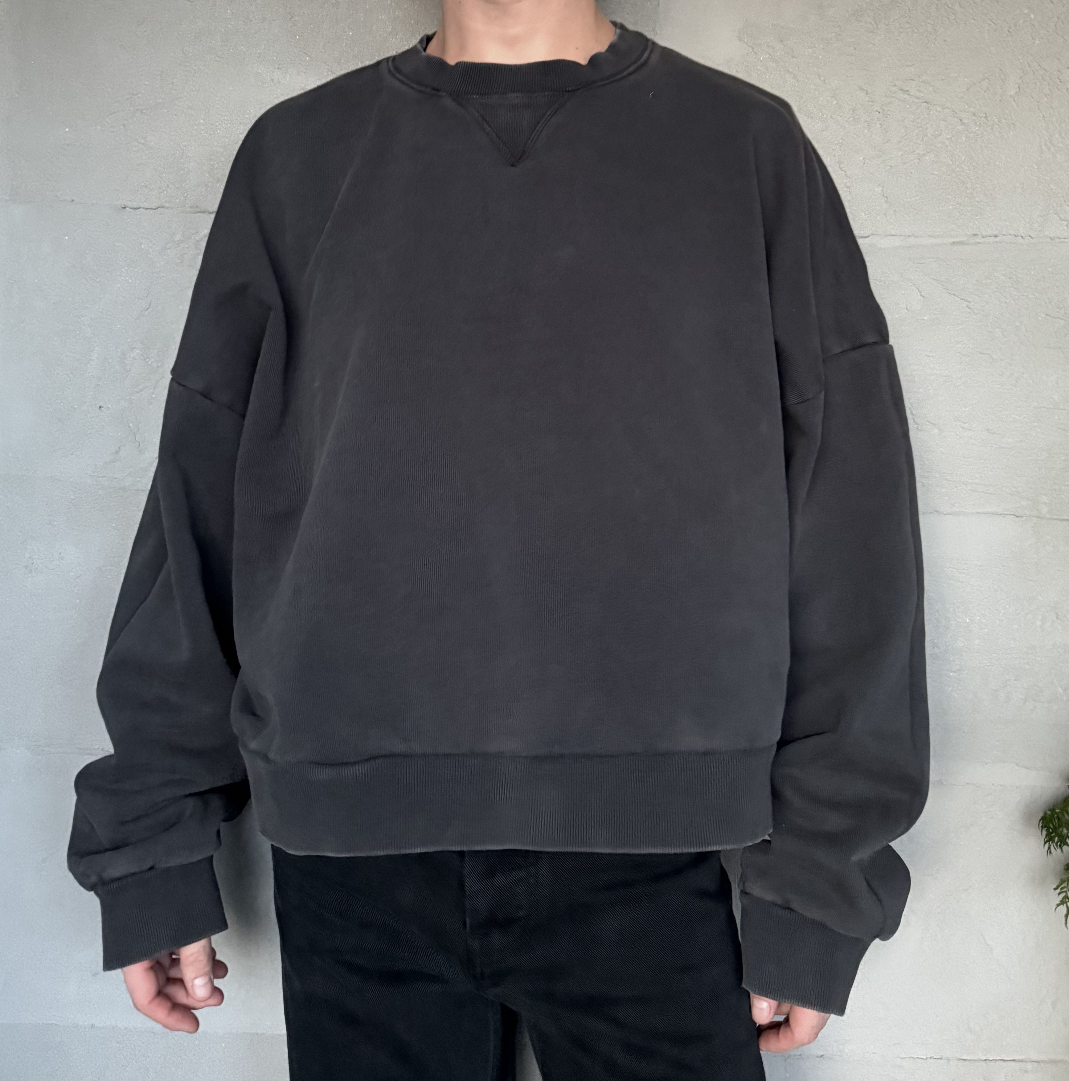 Studios Entire Studios Boxy Organic Cotton Sweatshirt Grey T-Shirts, Hoodie | PodTeesHub.com