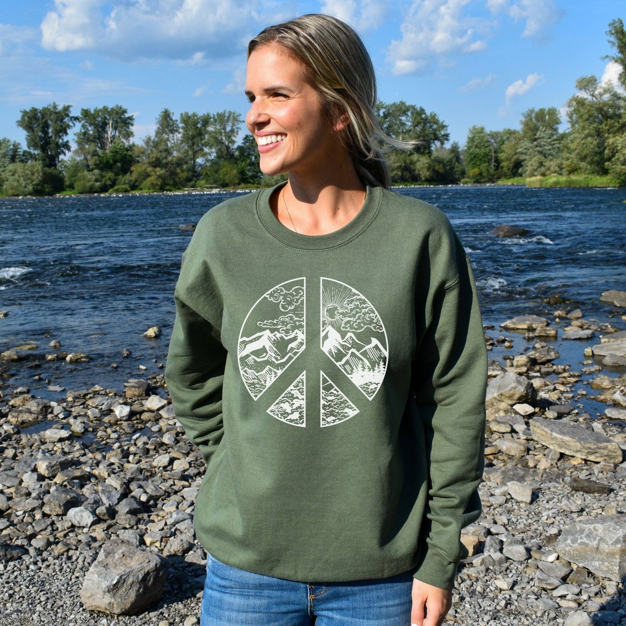 Peace Sweatshirt *Unisex Fit* T-Shirts, Hoodie | PodTeesHub.com