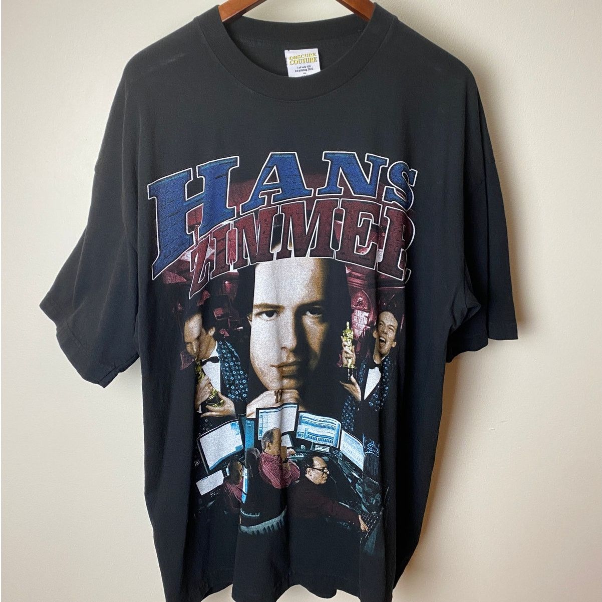 Rap Tees Hans Zimmer Rap Tee Obscure Couture 1 150 Limited Xl Hoodie, Sweatshirt | PodTeesHub.com