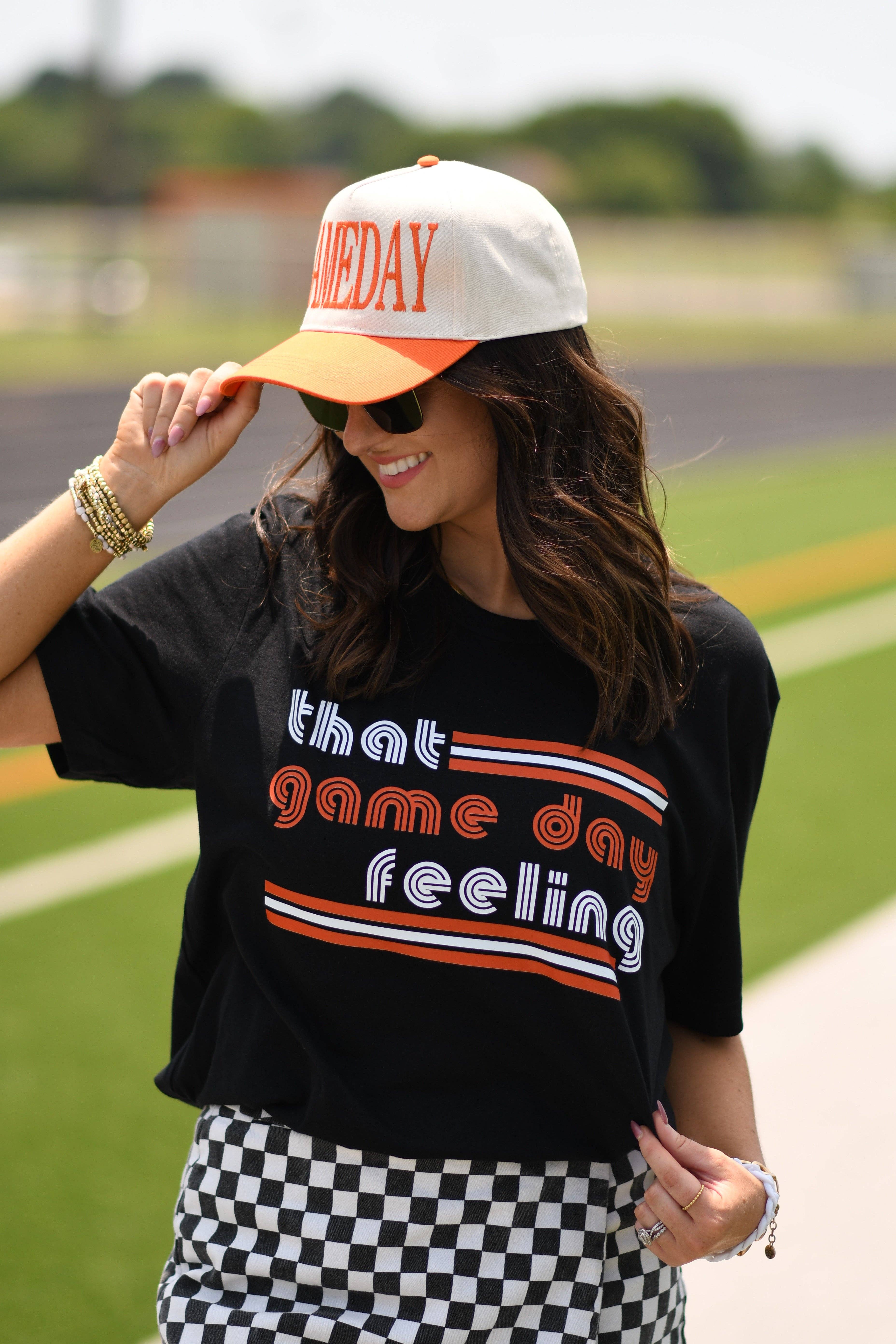 Orange That Game Day Feeling Tee Hoodie, Sweatshirt | PodTeesHub.com