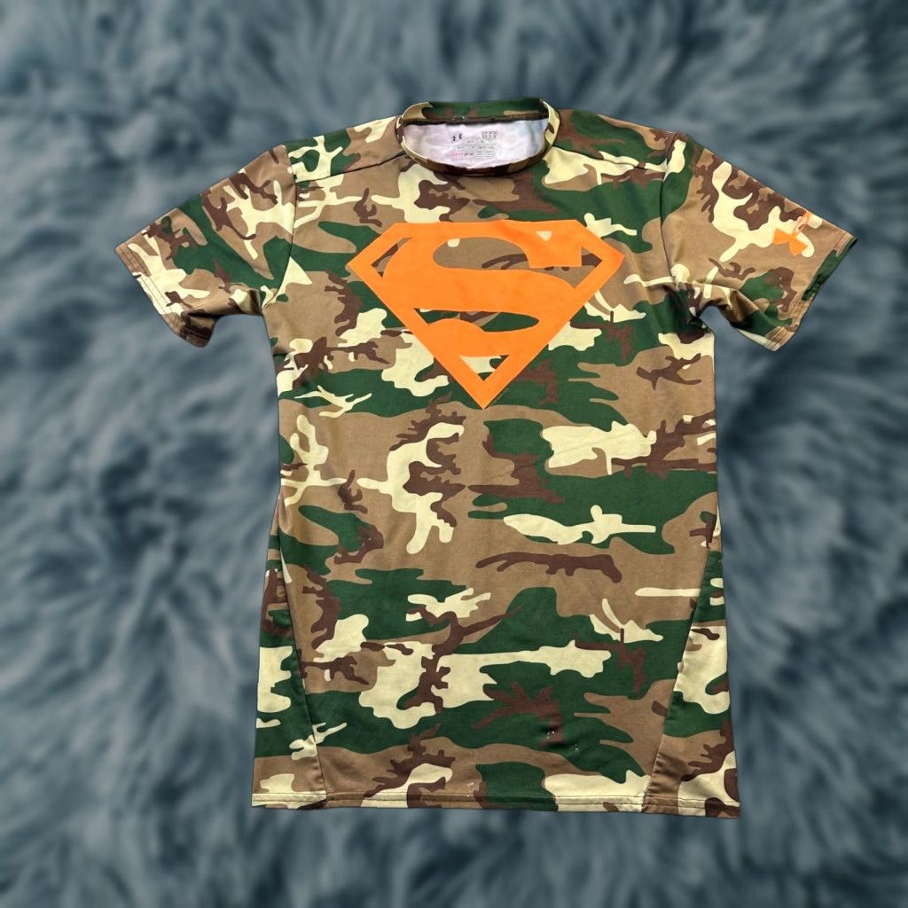 Armour Under Armour Shirt Large Camo Superman Compression Superhero Alter Ego Mens Hoodie, Sweatshirt | PodTeesHub.com