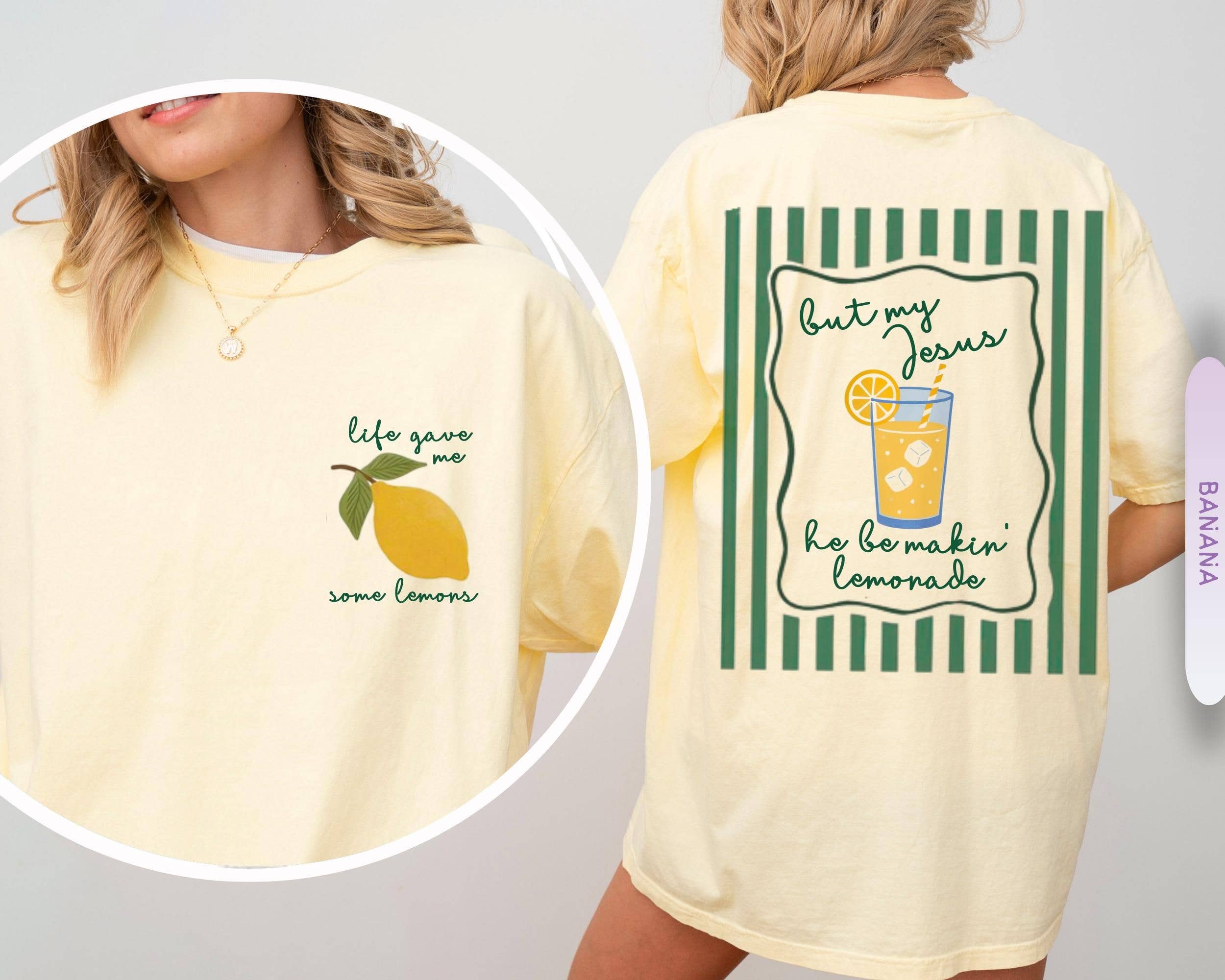 Jesus Lemonade Life Tee, Christian Faith Apparel Hoodie, Sweatshirt | PodTeesHub.com