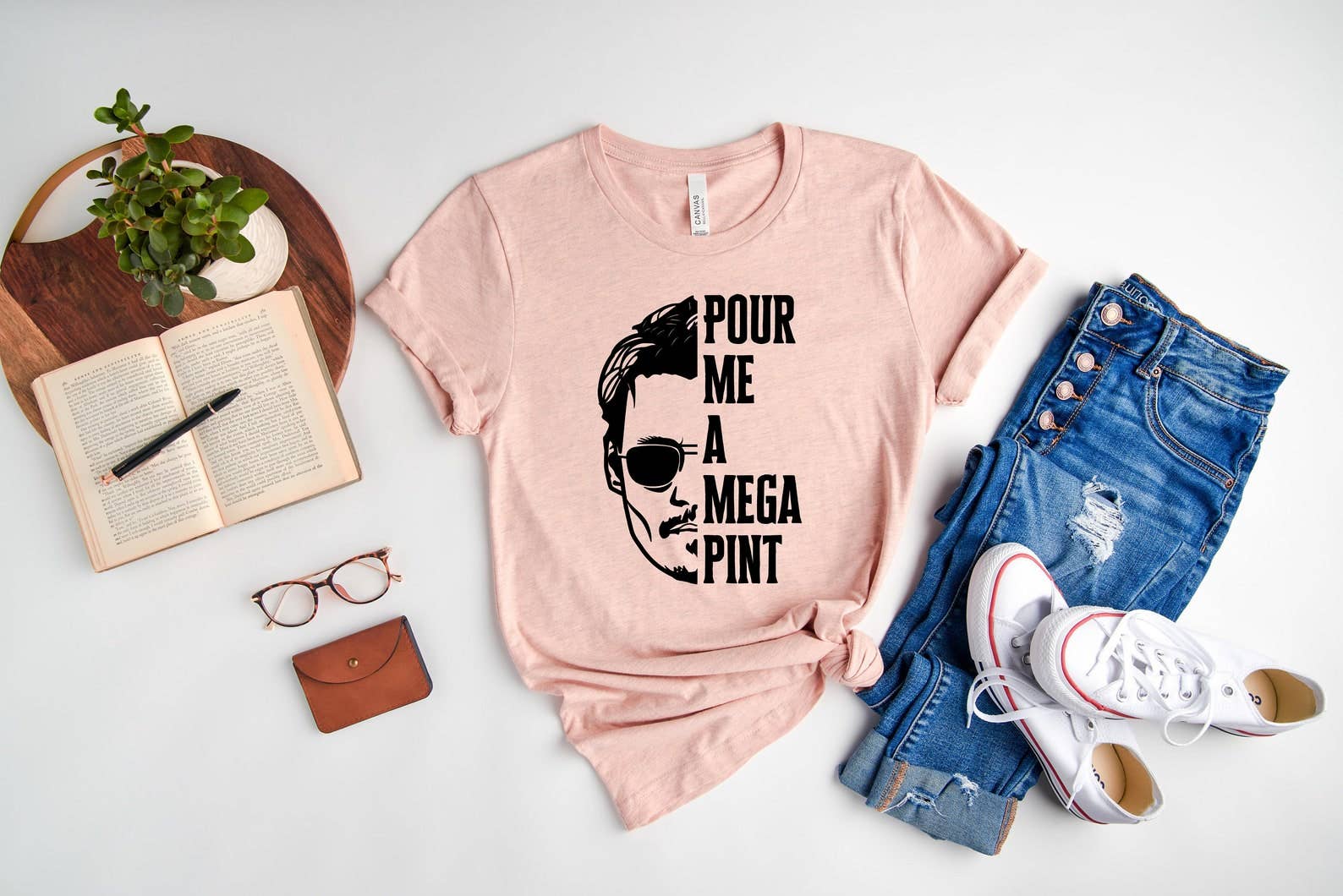 Pour Me A Mega Pint T-Shirt Hoodie, Sweatshirt | PodTeesHub.com