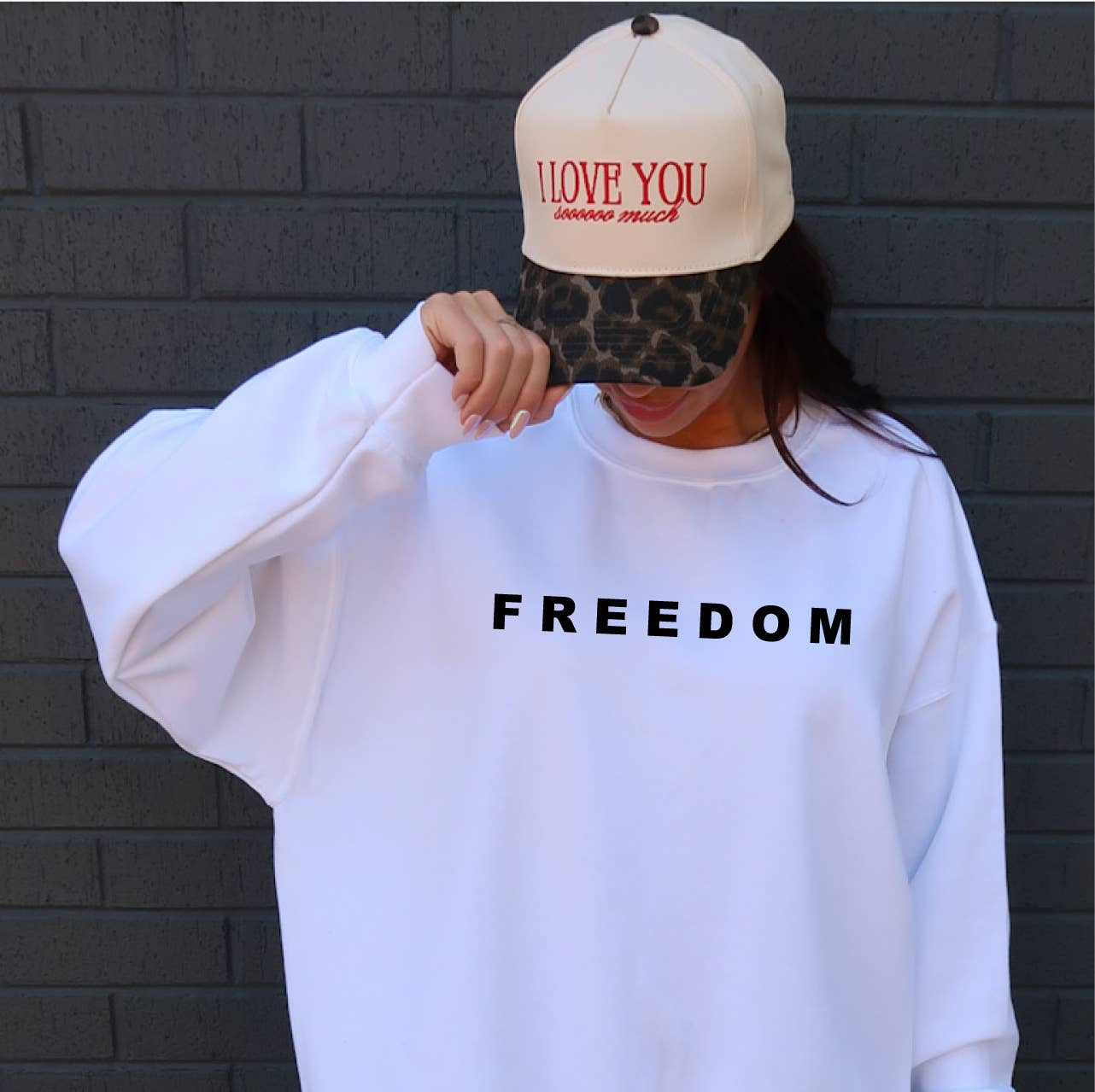 Freedom Premium Crew Sweatshirt Charlie Kirk T-Shirts, Hoodie | PodTeesHub.com