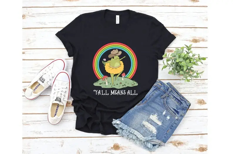 Y'all Means All T-Shirt Hoodie, Sweatshirt | PodTeesHub.com